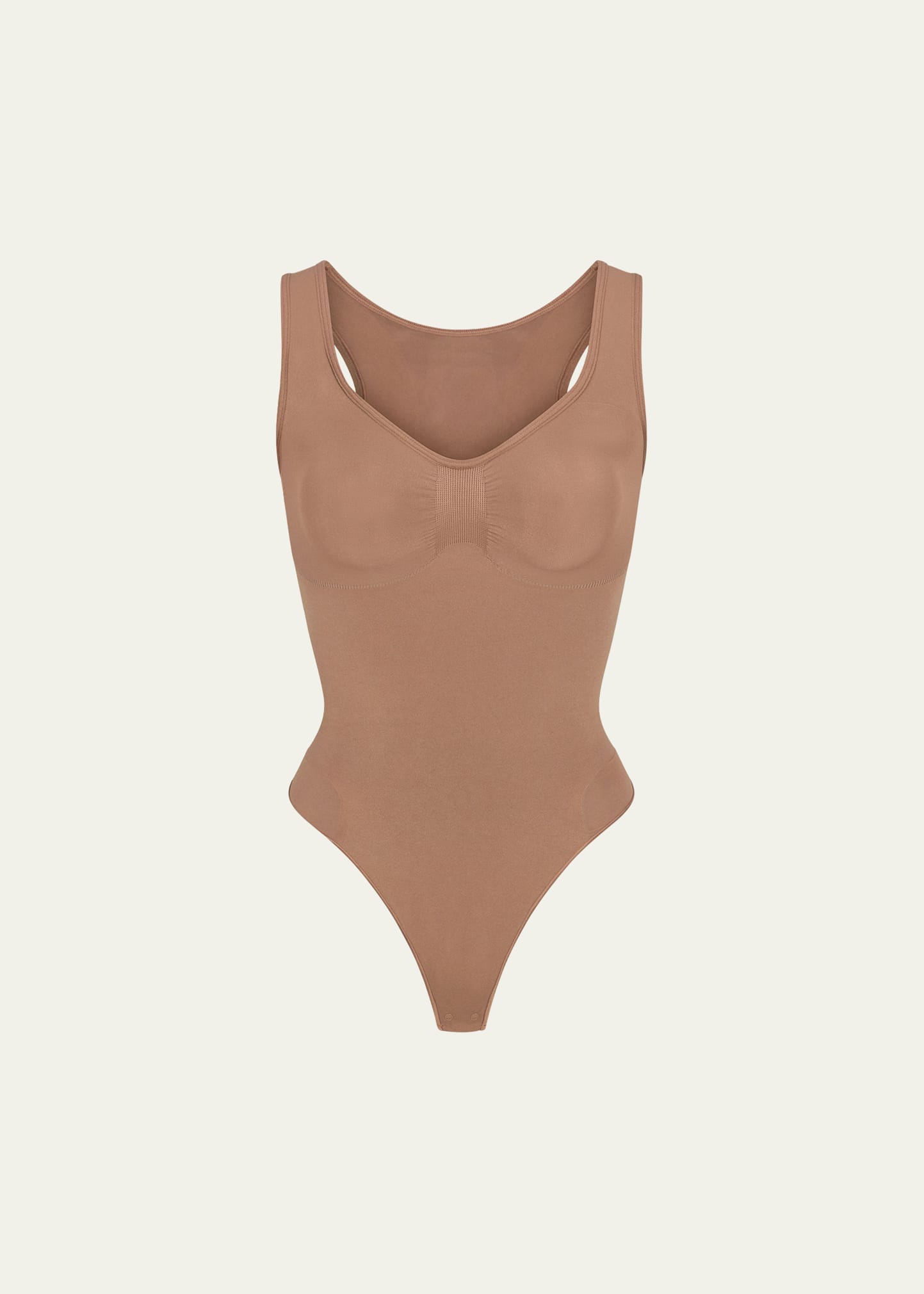 Skims Seamless Sculpt Strapless Bodysuit In Sienna
