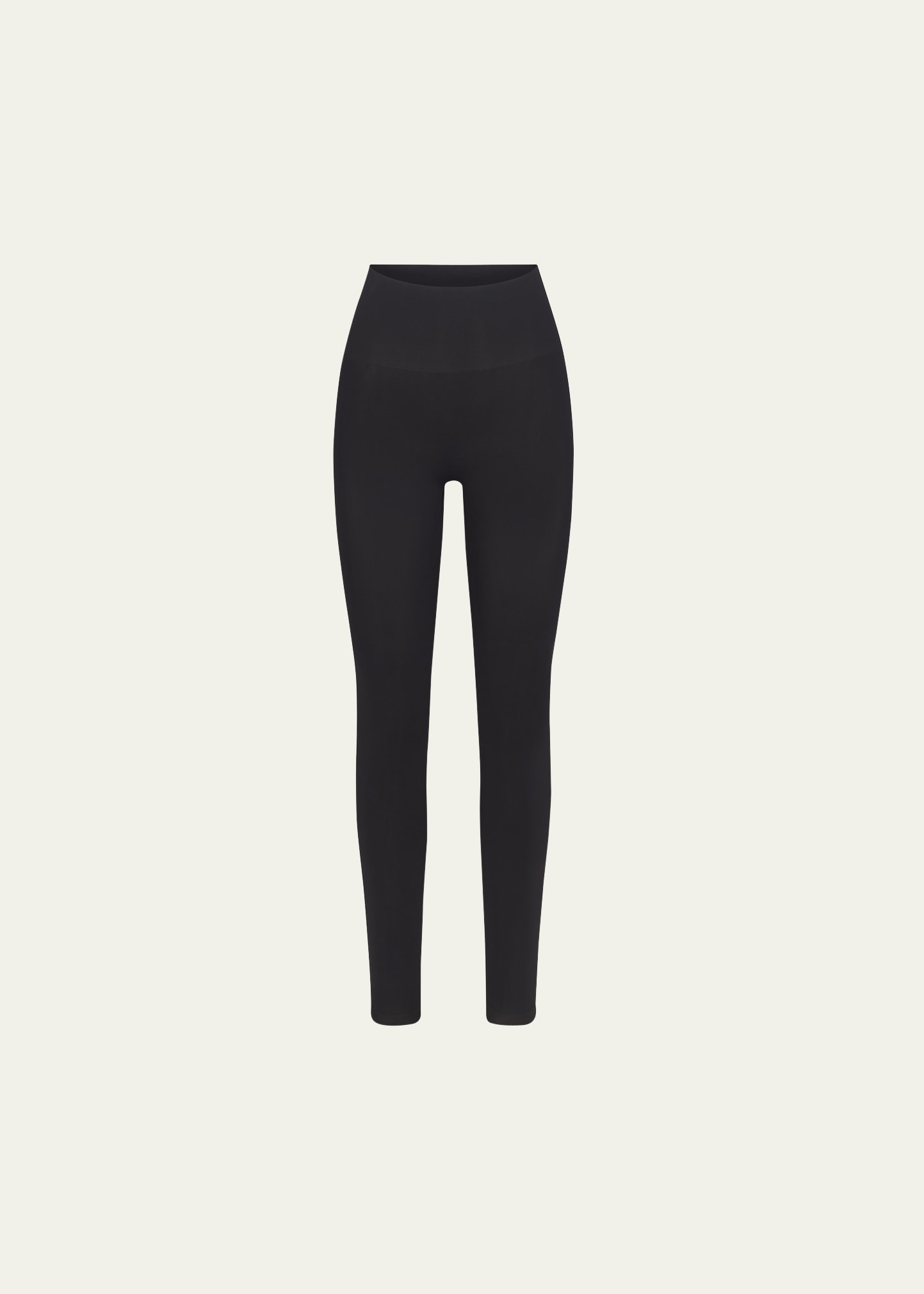 Skims Cropped High-rise Leggings In Eclipse