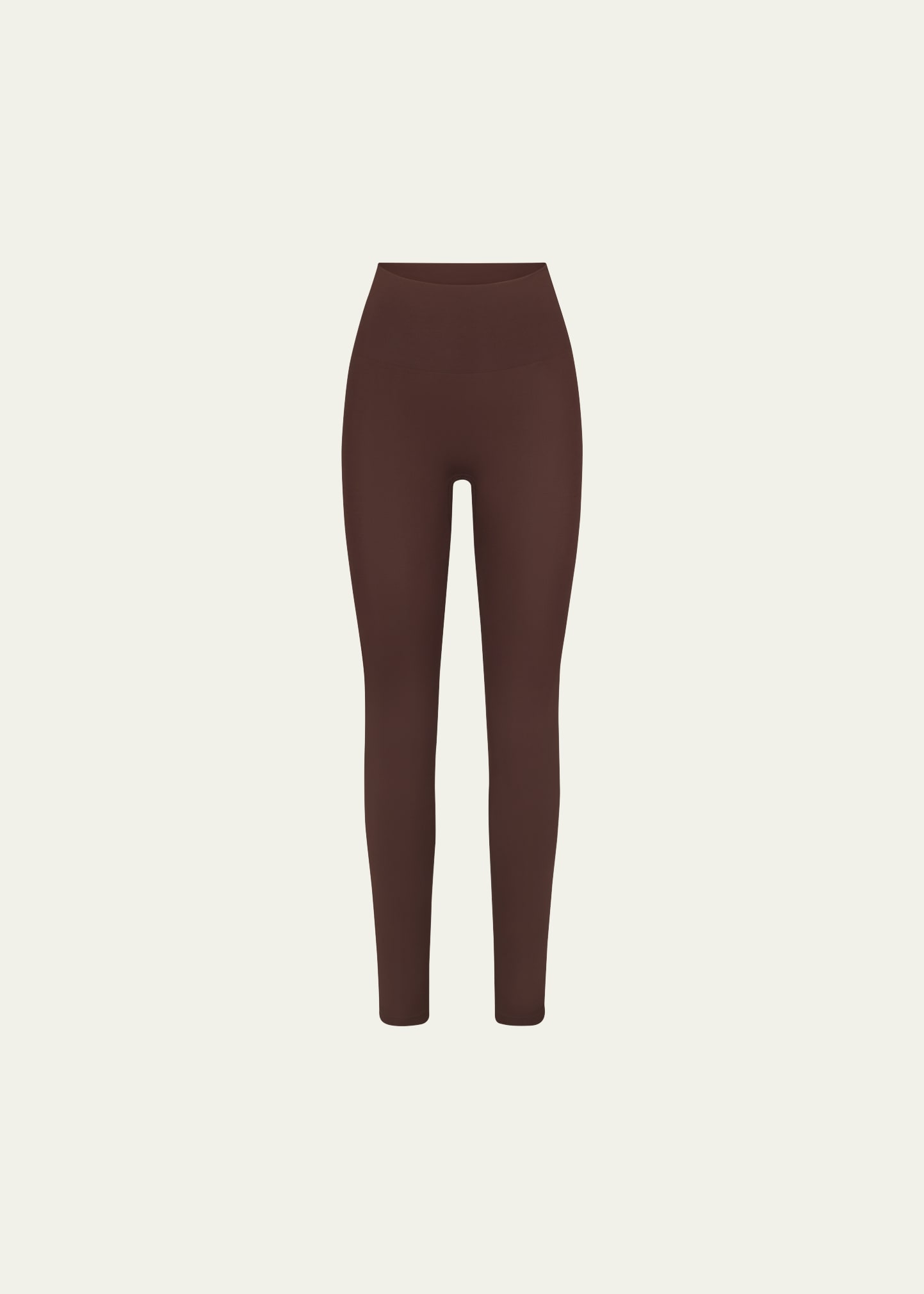 Lindex merino wool base layer leggings in brown marl