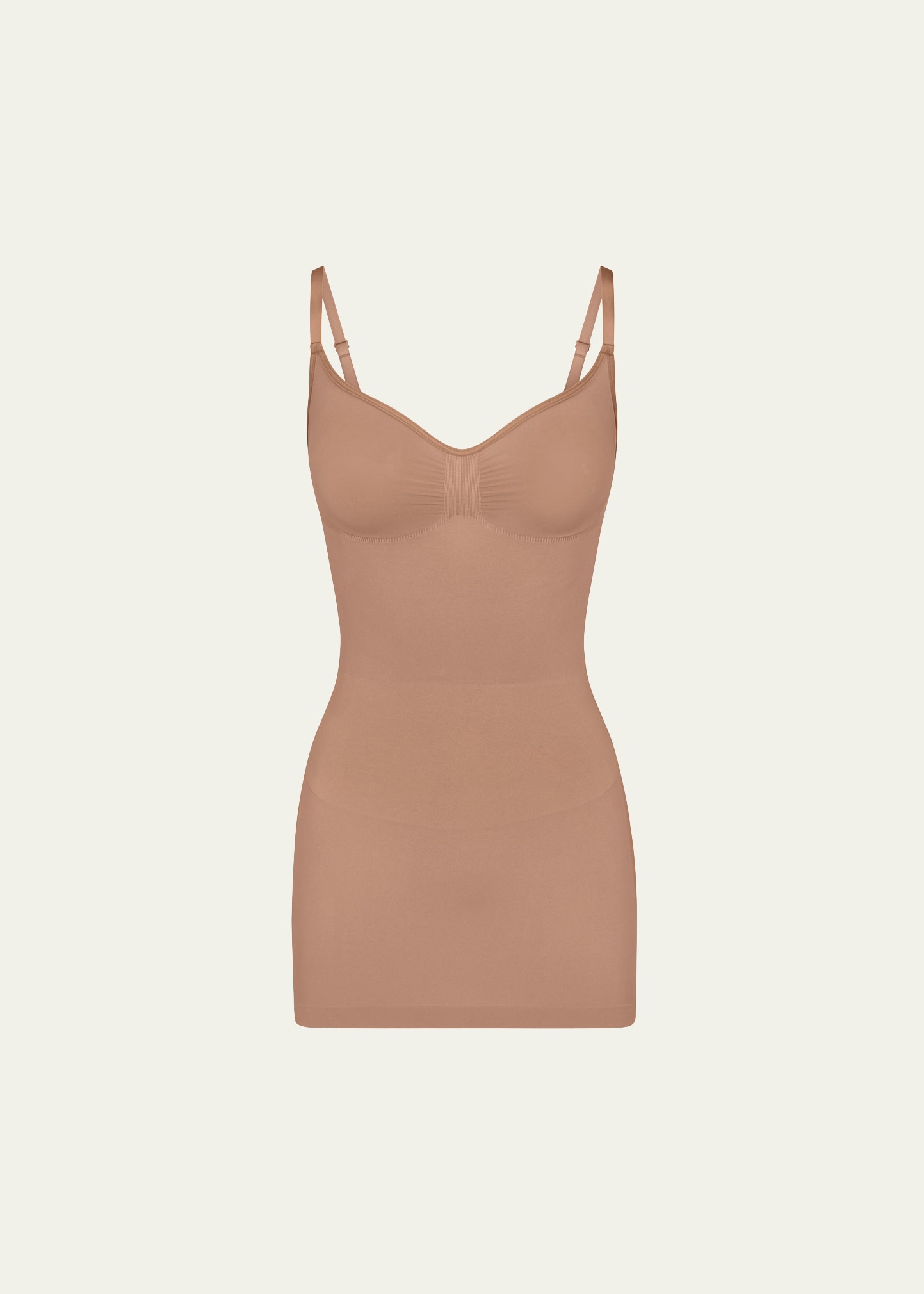 SKIMS Seamless Sculpt Scoop-Neck Mini Slip Dress | Smart Closet