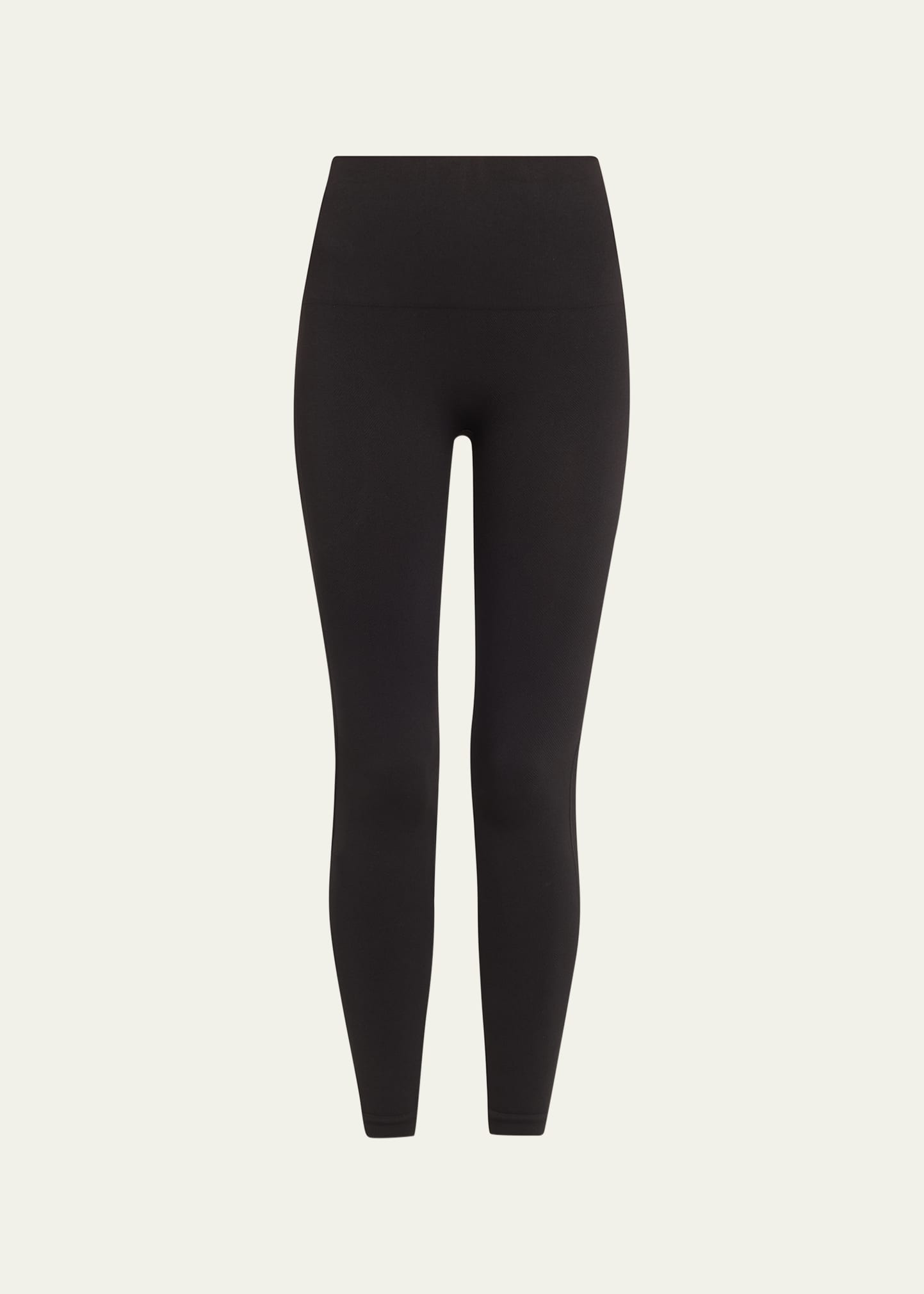 Spanx Look At Me Now Cropped Ecocare Leggings In Very Black