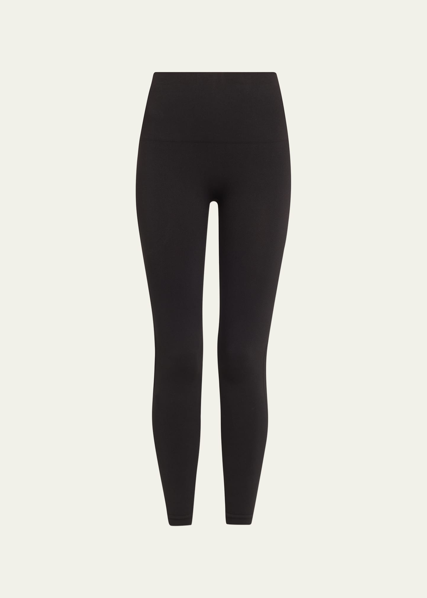 Spanx Plus faux leather croc leggings in black