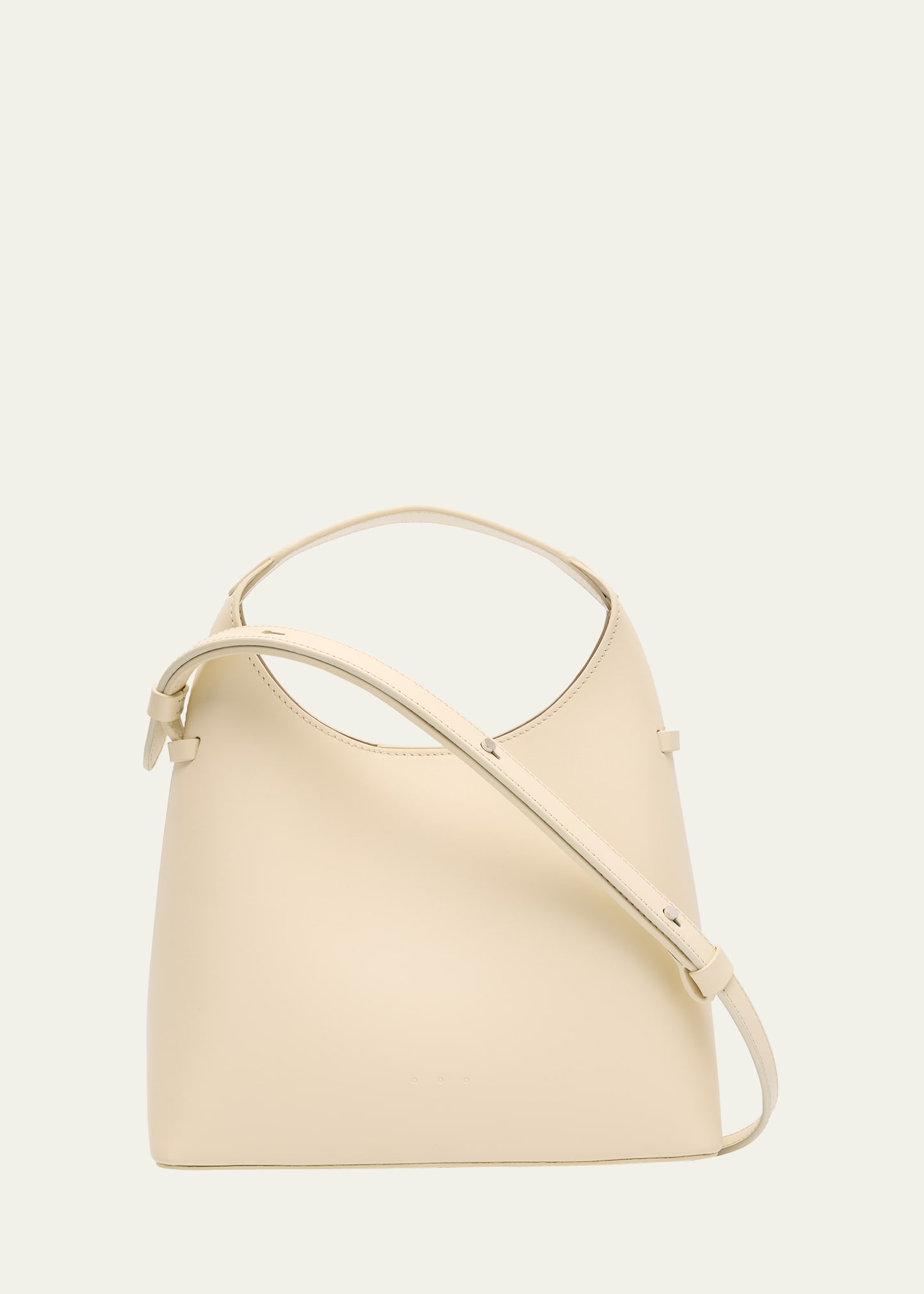 Shop Aesther Ekme Sac Mini Leather Tote Bag In 205 Cream