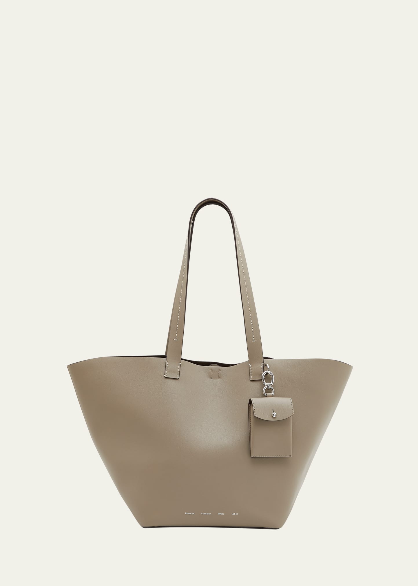 Shop Proenza Schouler White Label Bedford Large Leather Tote Bag In Clay 230