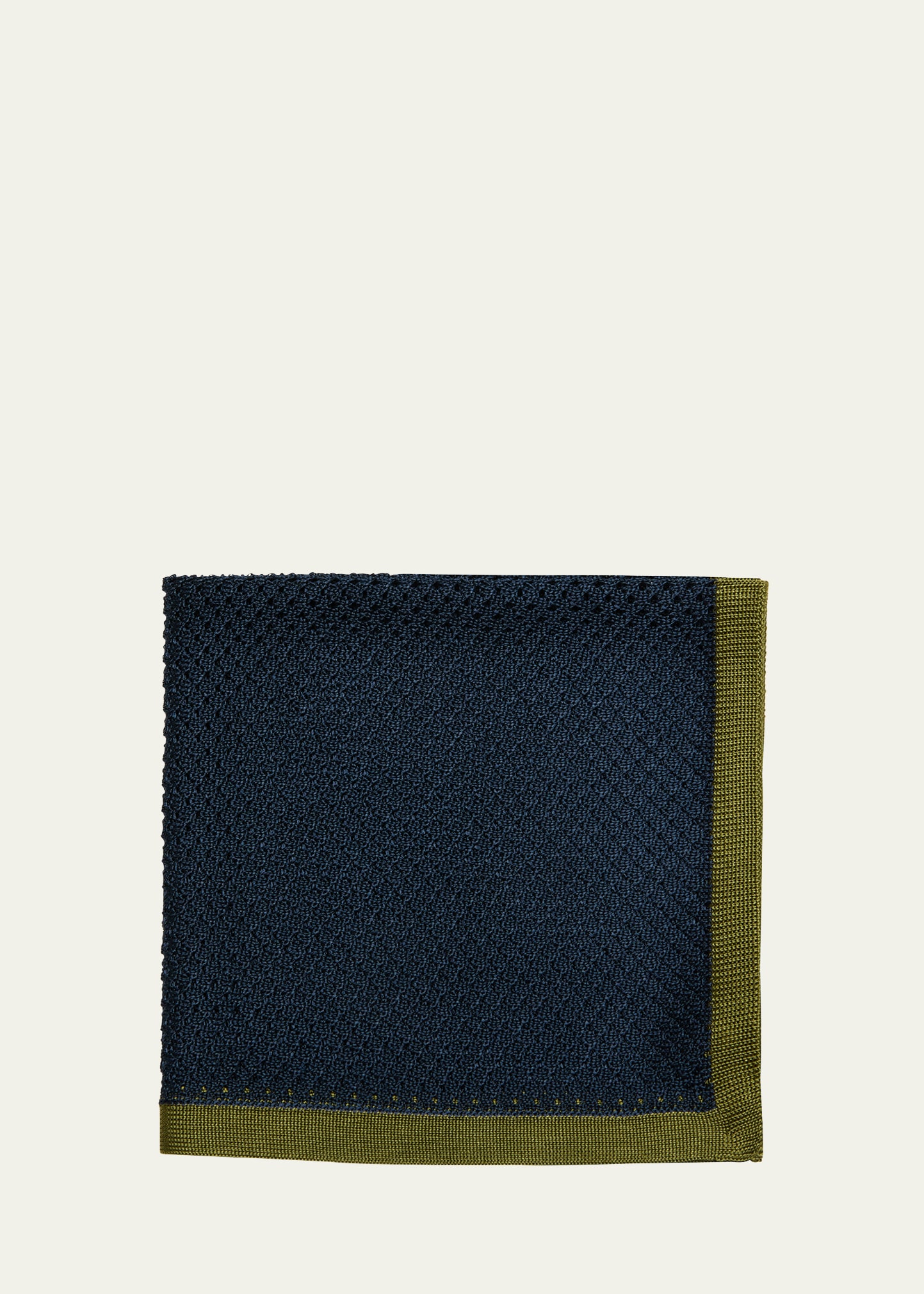 Brioni Men's Silk Knit Pocket Square In Multi