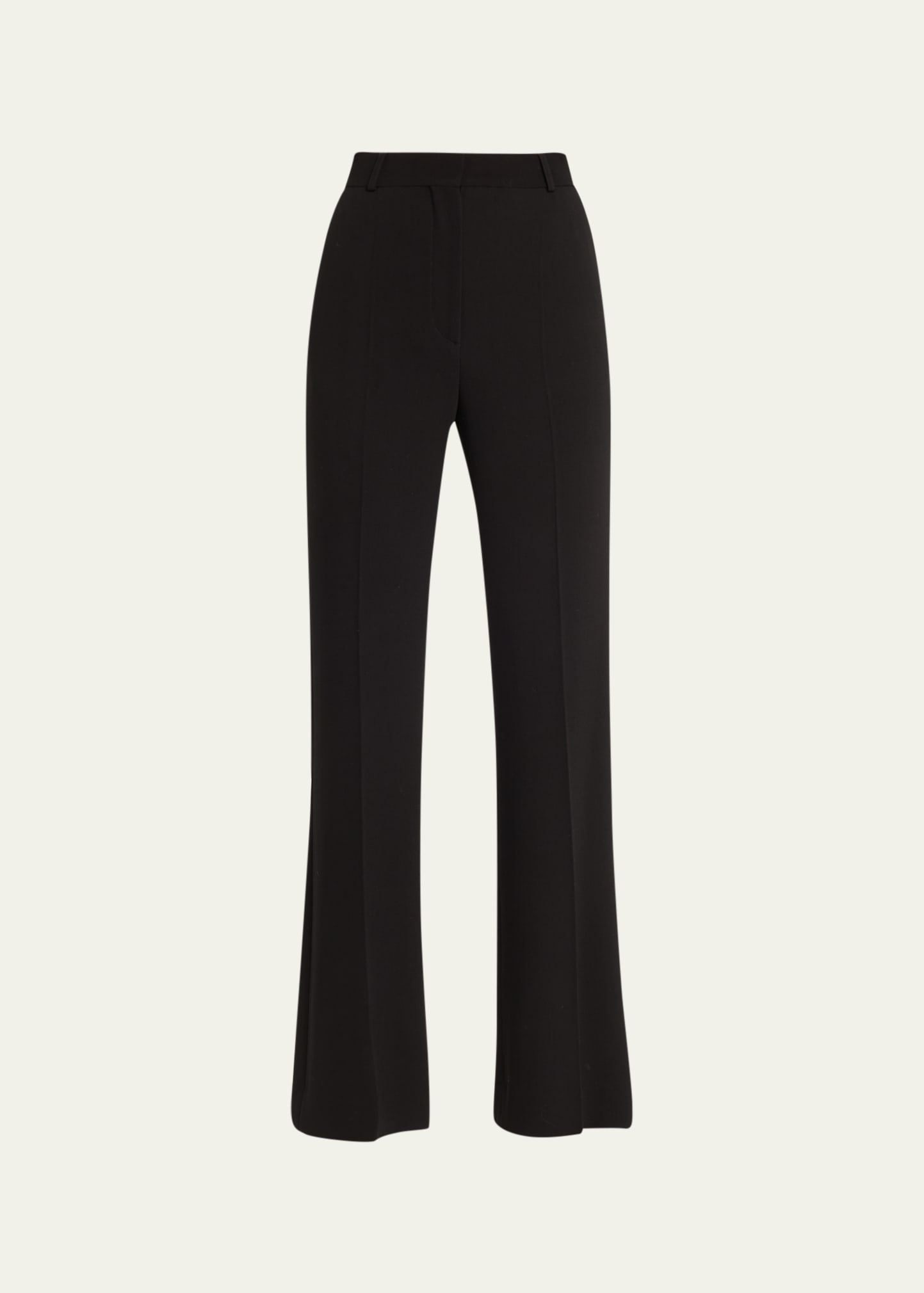 Shop Totême Bootcut Evening Trousers In Black