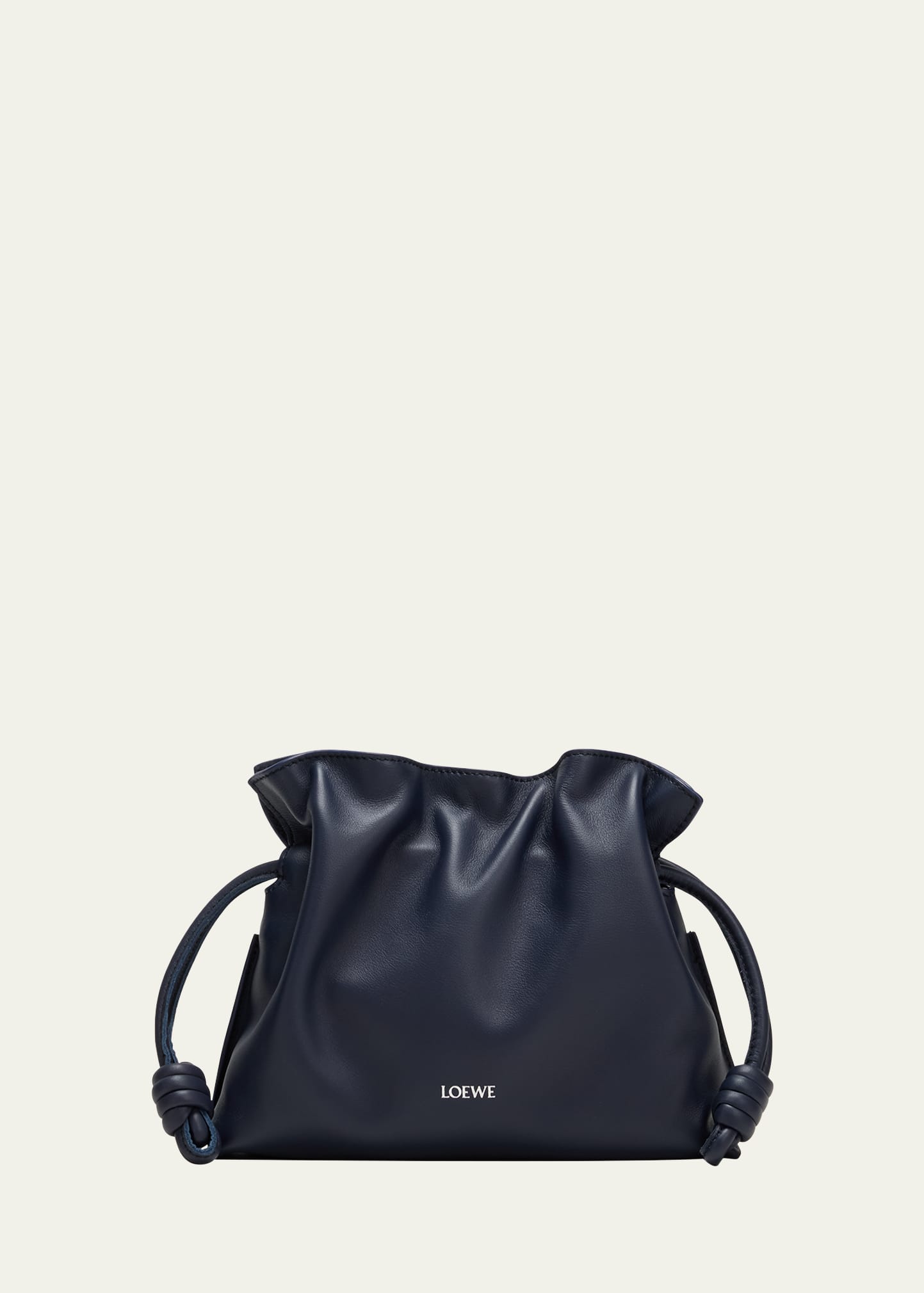 Loewe Flamenco Mini Clutch Bag In Napa Leather In Abyss Blue