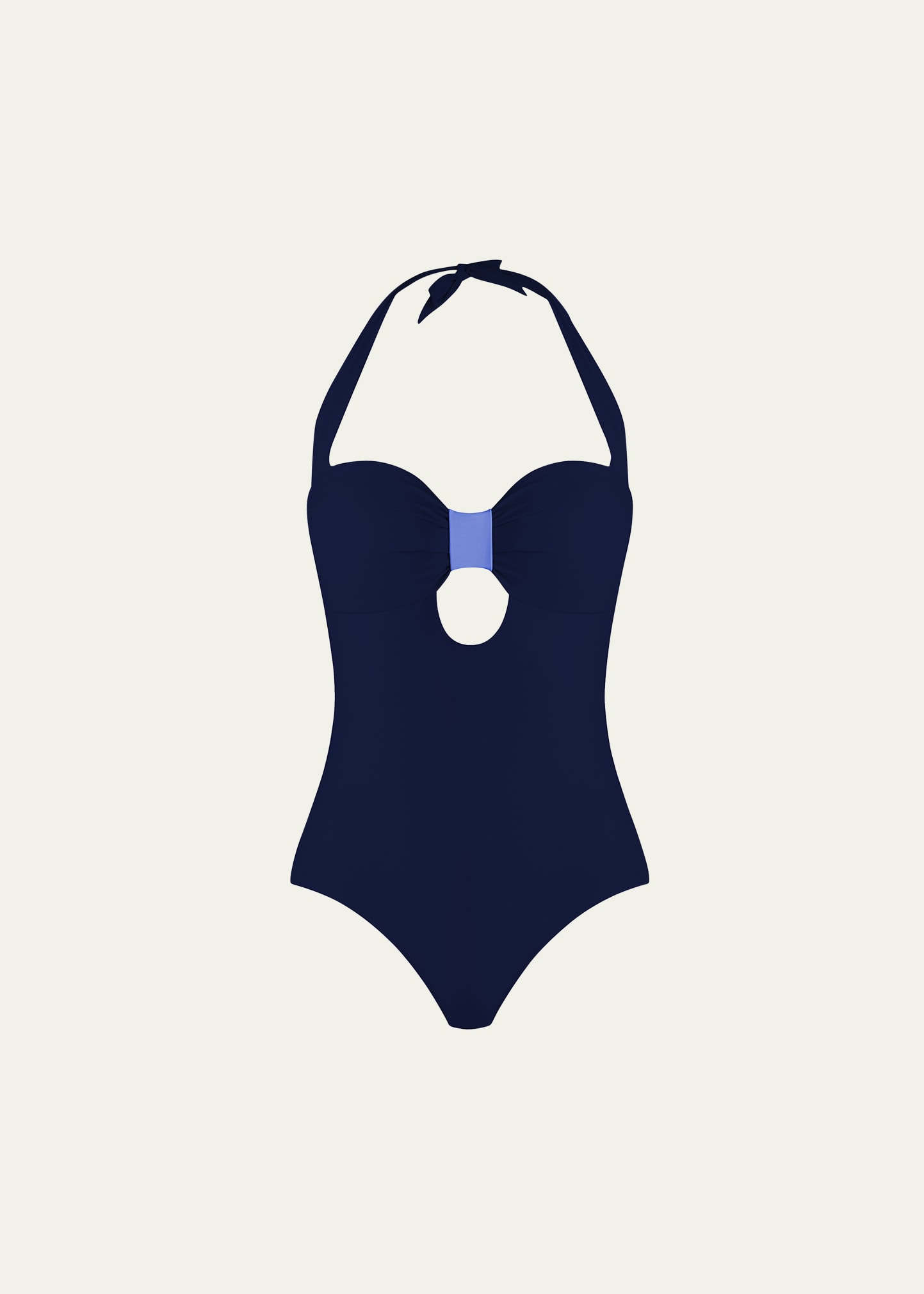 Shop Valimare Sicily One-piece Swimsuit In Navy/violet