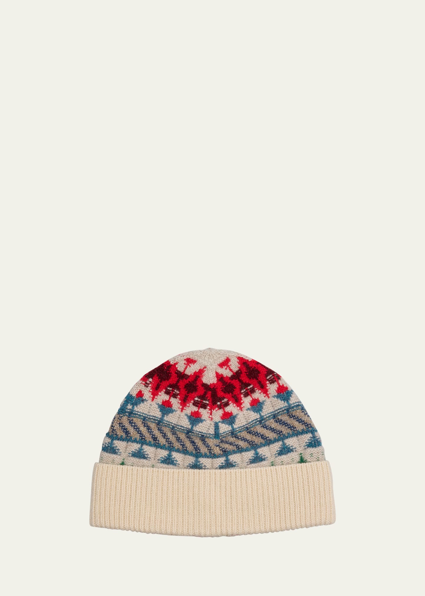 Loro Piana Noel Cashmere Beanie In Fancy White