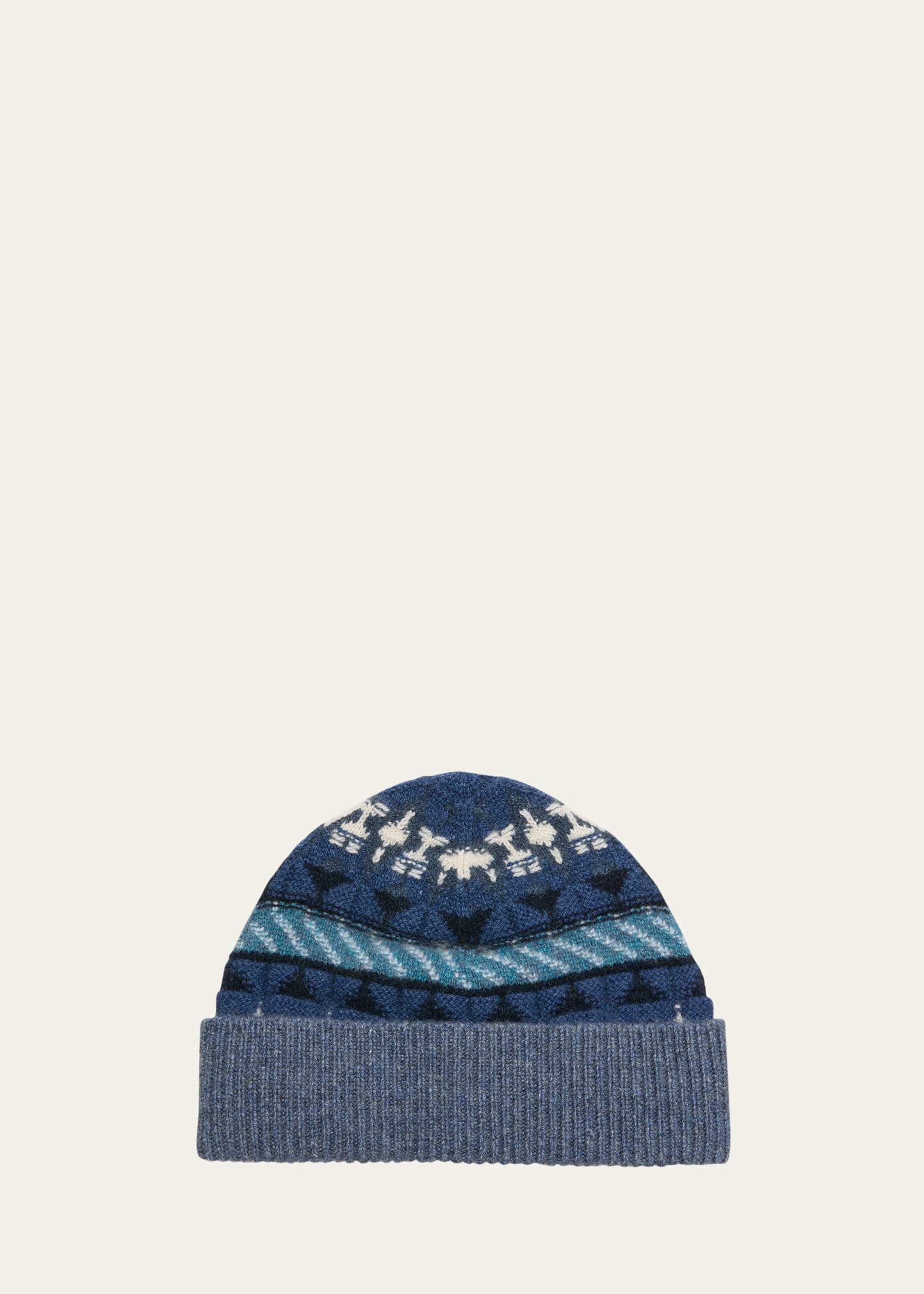 Loro Piana Noel Cashmere Beanie In J1n0 Fancy White