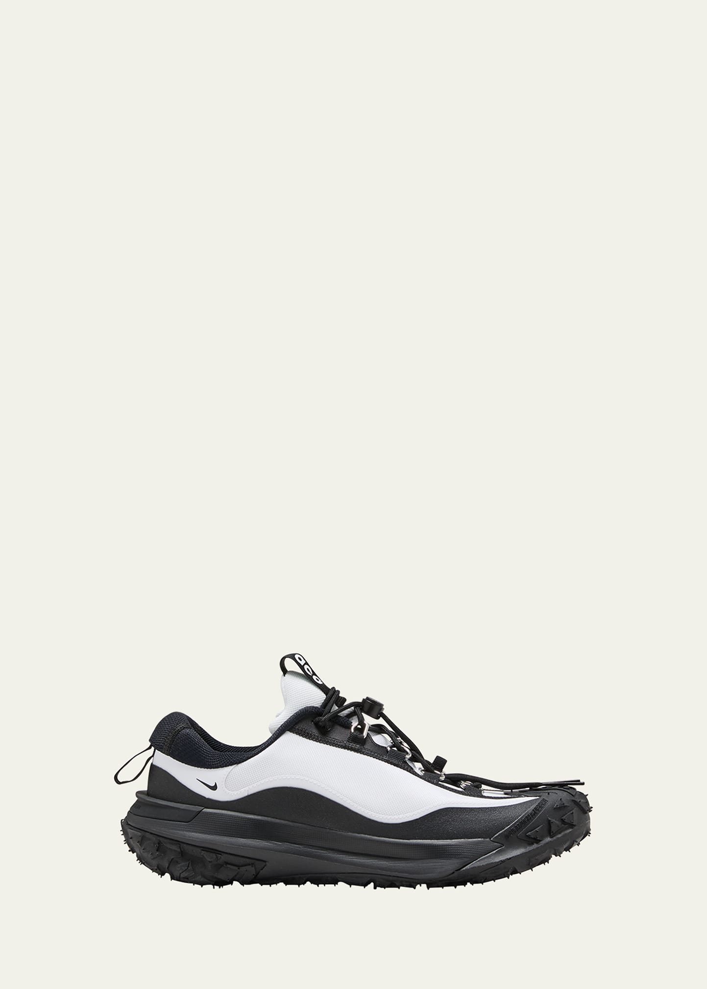 Comme Des Garçons Homme Deux X Nike Men's Acg Mountain Fly 2 Gore-tex Runner Sneakers In Black/white