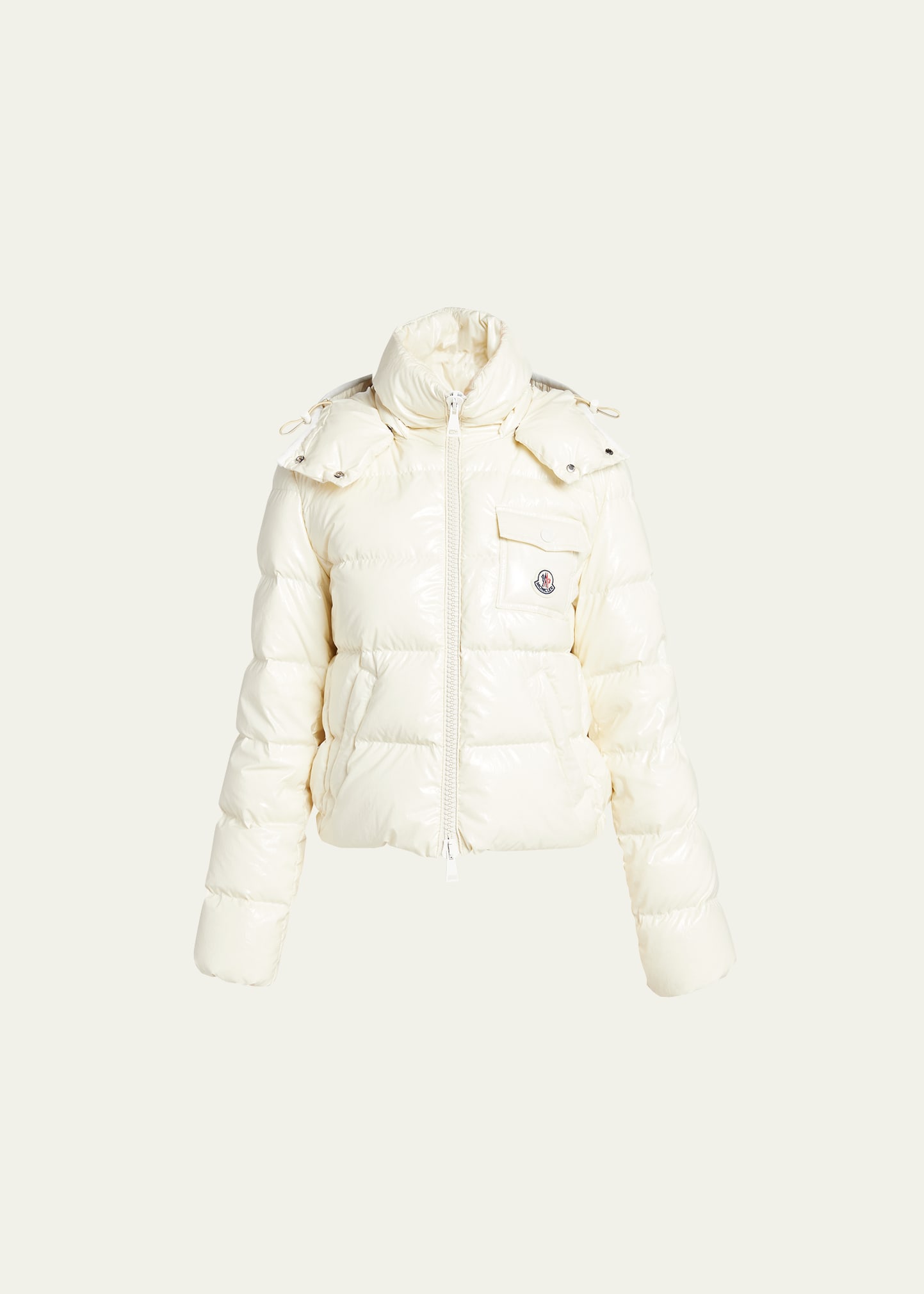 Moncler Grenoble Biollay Puffer Jacket with Shearling Trim