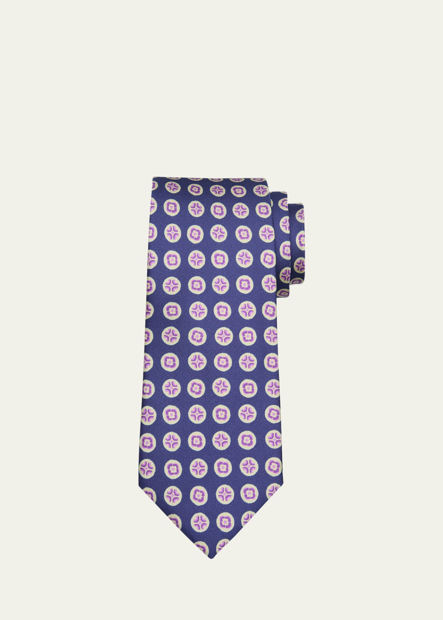 Charvet Men's Silk Geometric-print Tie In 19 Yel