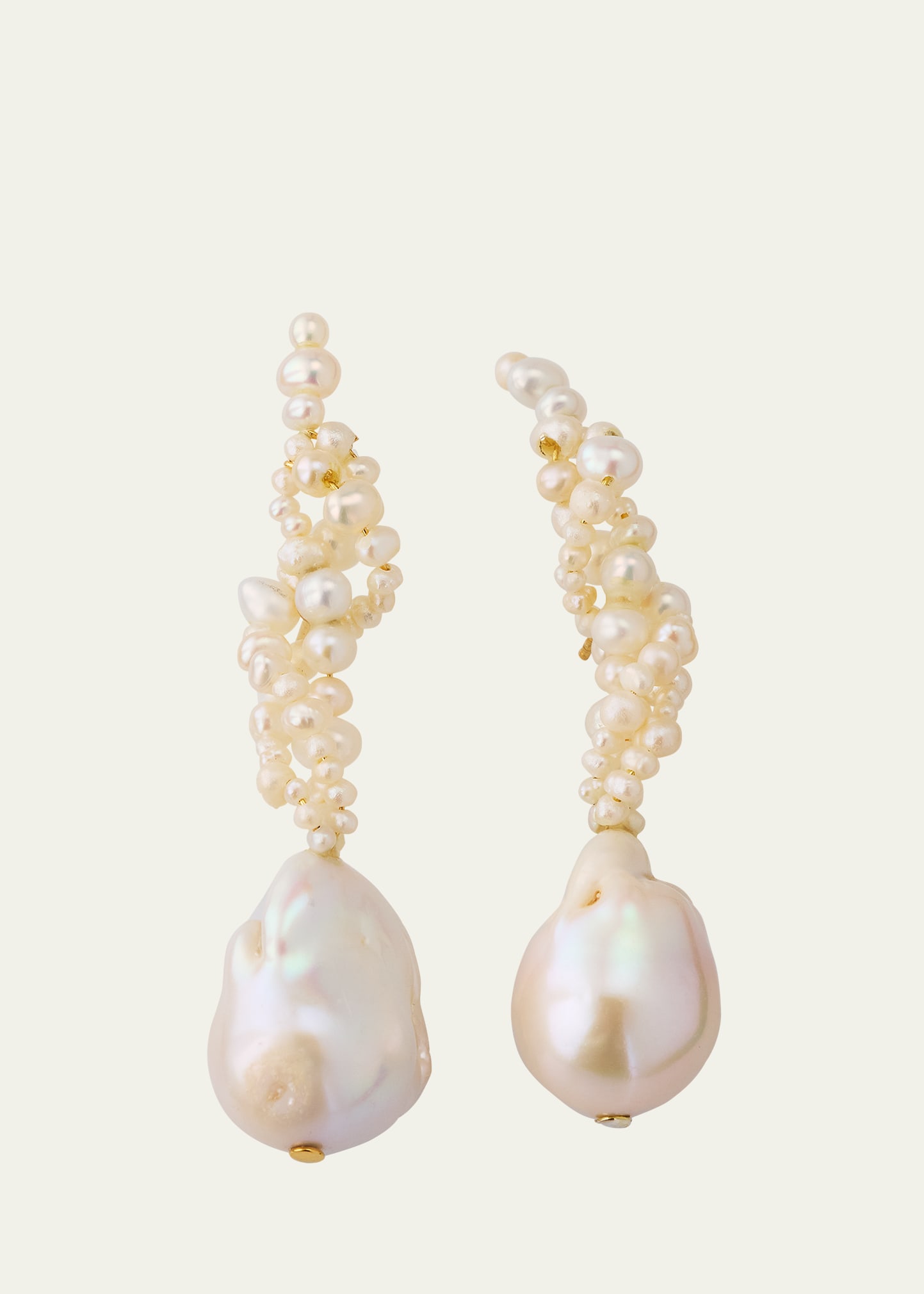Completedworks Gotcha Gold Vermeil And Pearl Earrings