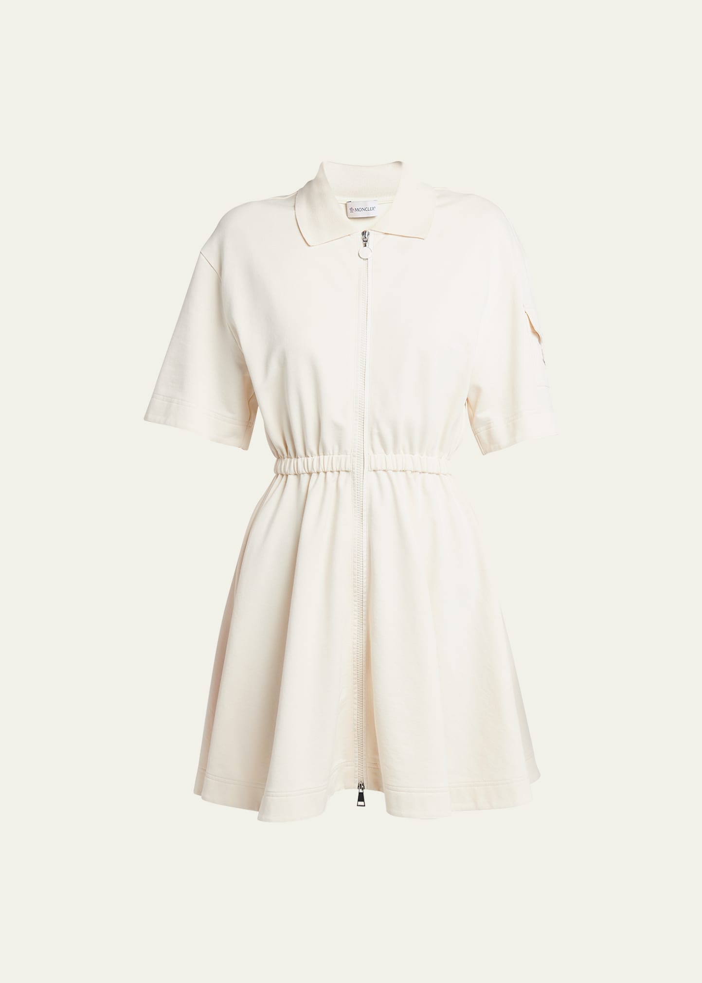 Moncler Fit-and-flare Mini Shirtdress In Miscellaneous