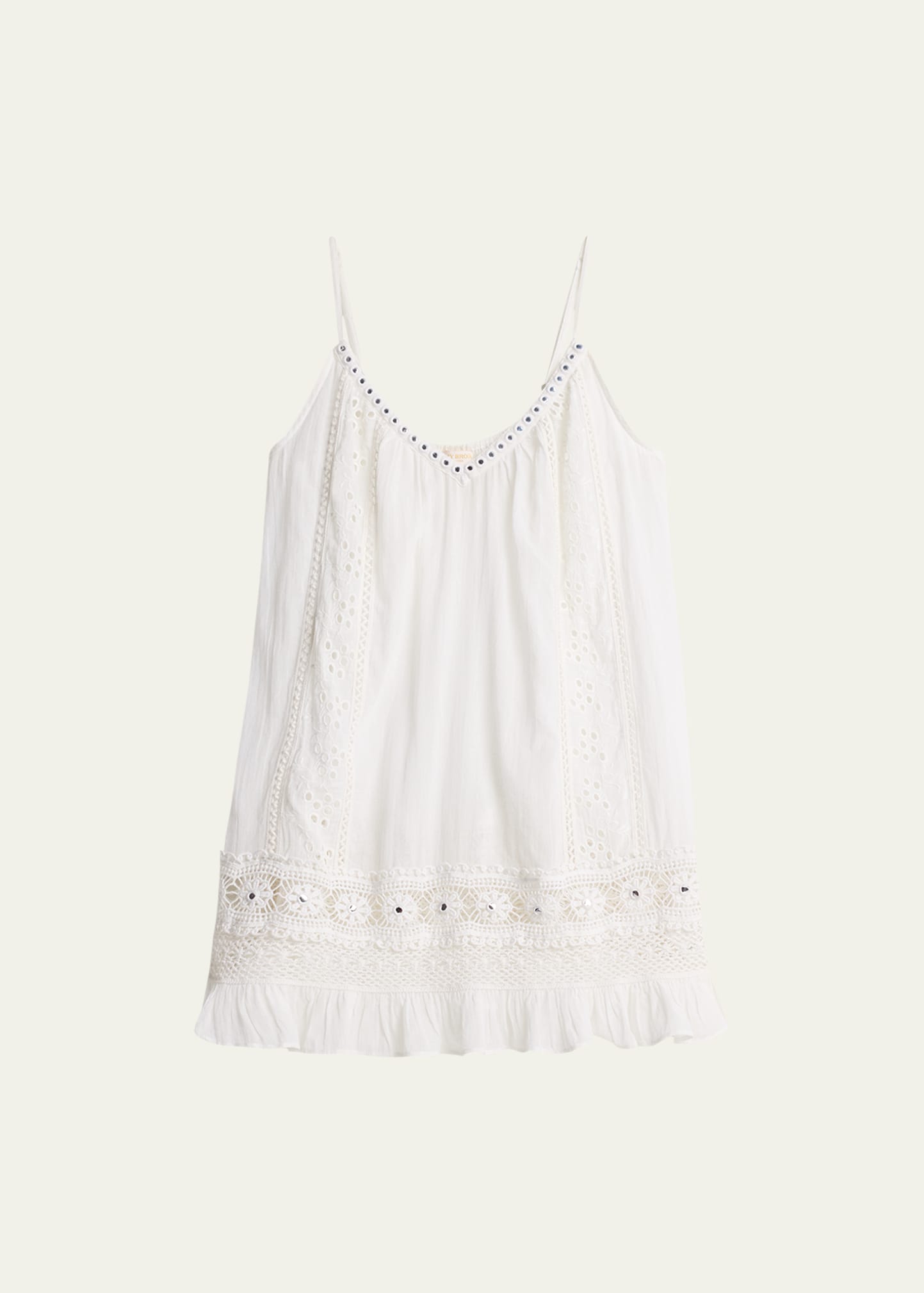 Shop Ramy Brook Laylah Crochet Mini Dress In White