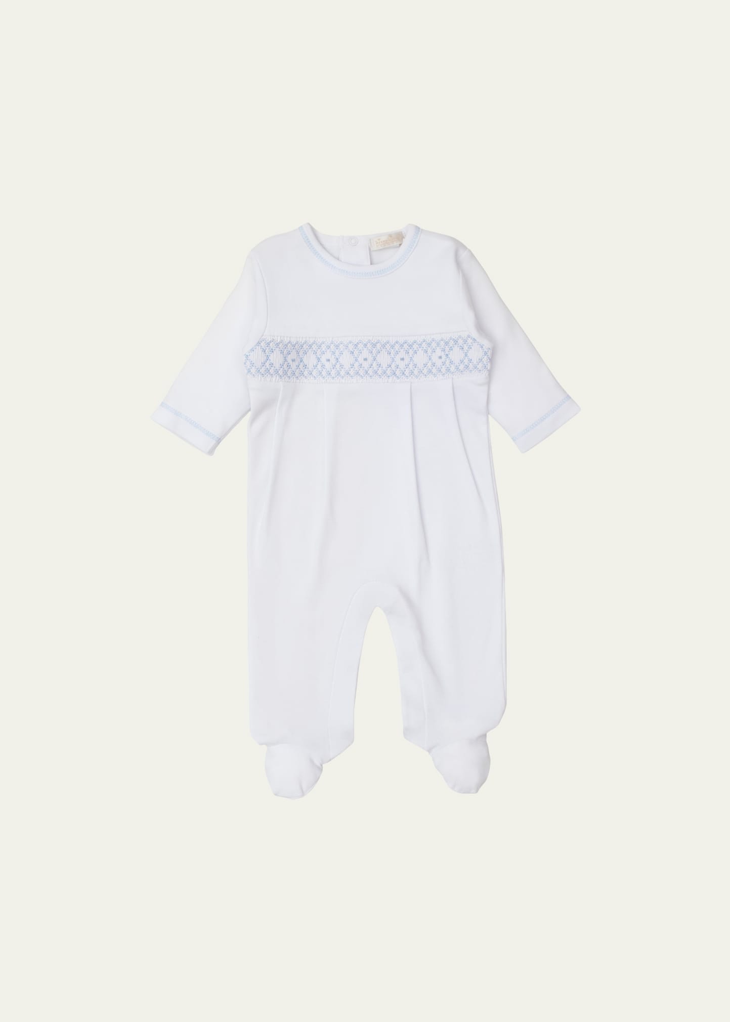 Boy's CLB Summer Smocked Footie, Size Newborn-9M