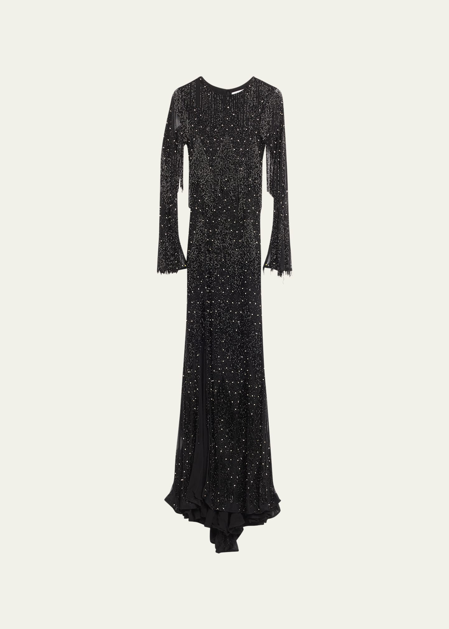 Rachel Gilbert Arlie Gown In Black