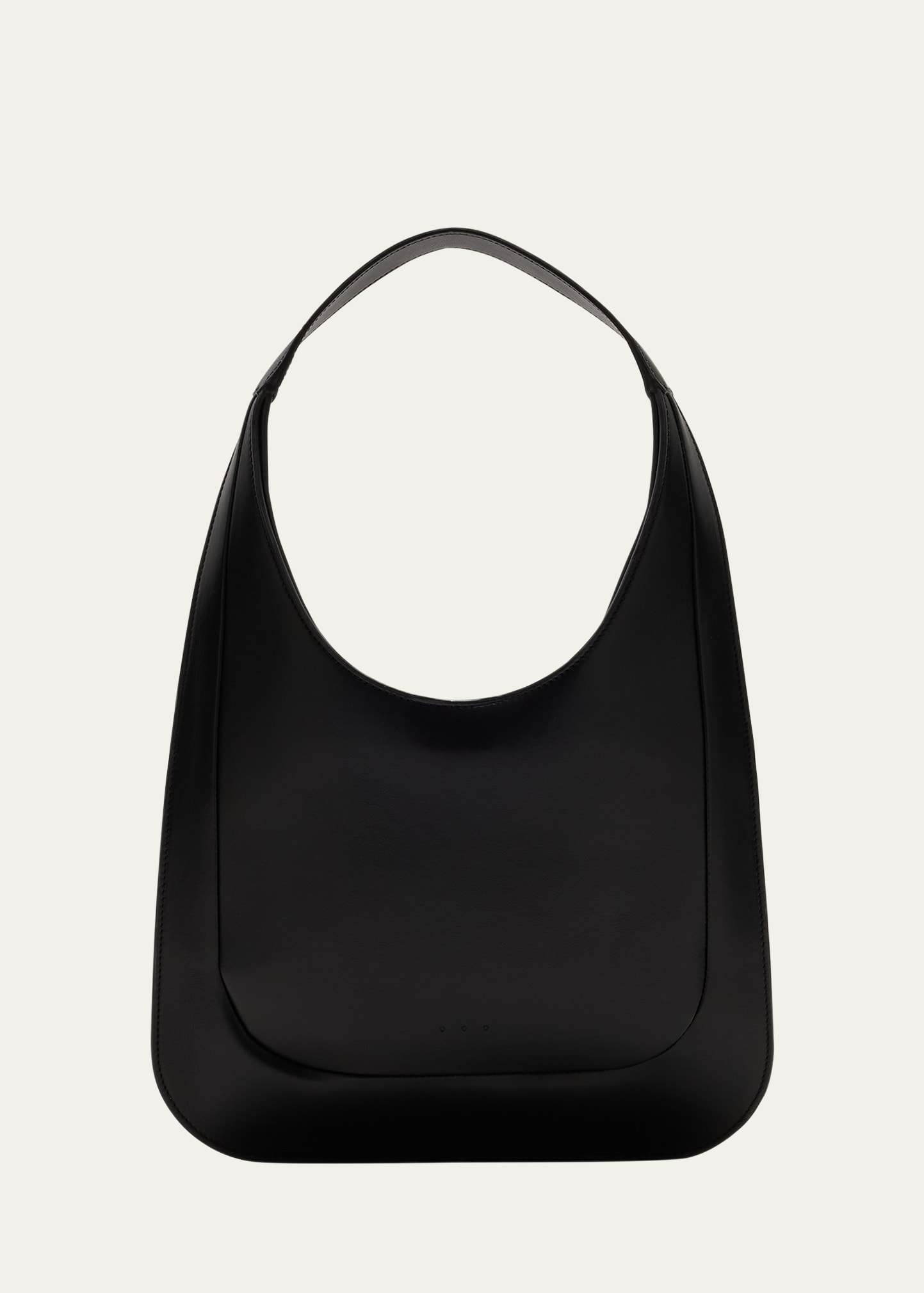 Midi Leather Hobo Bag