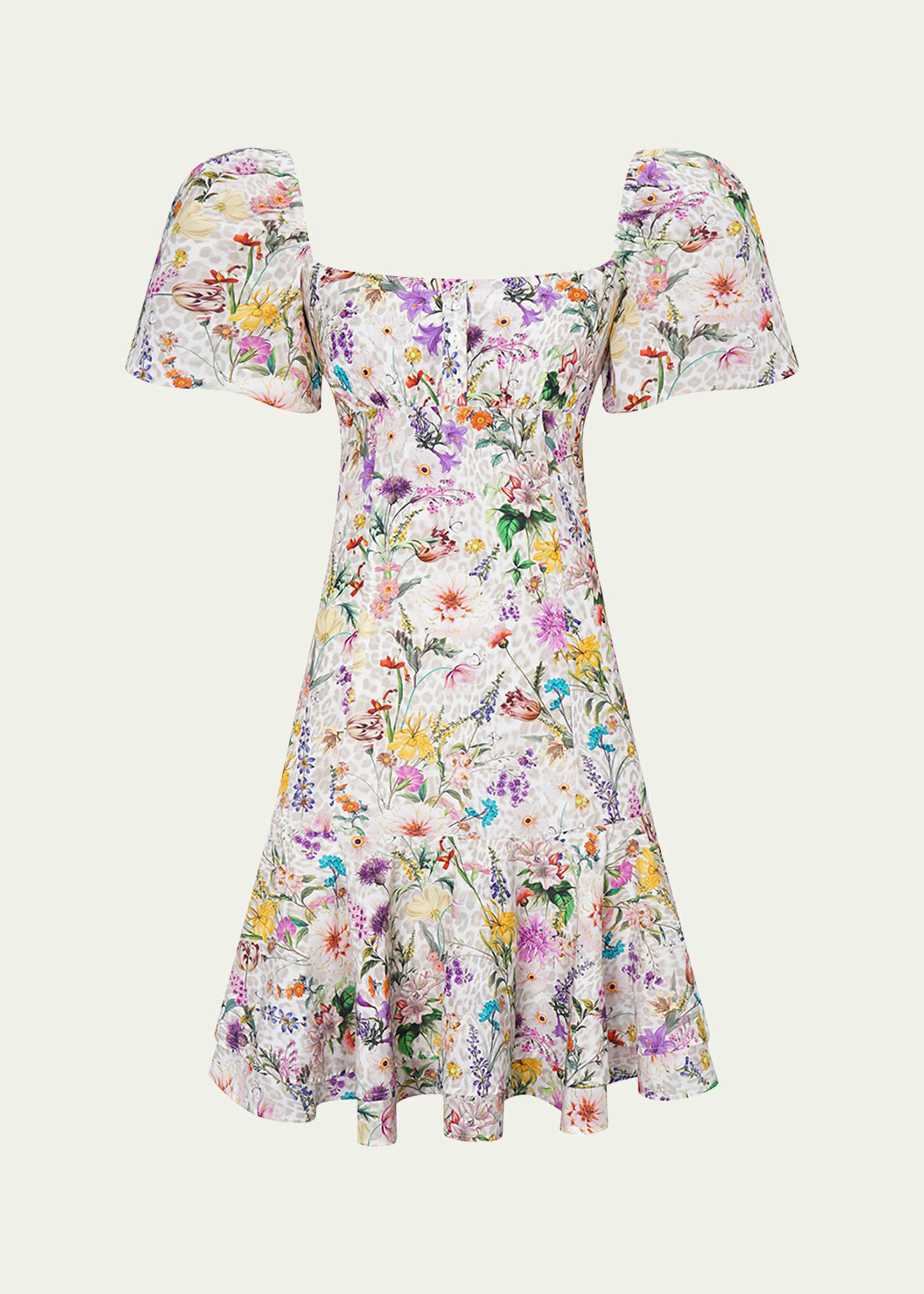 Aqua Blu Australia Jardine Scarlet Mini Dress In Jardine