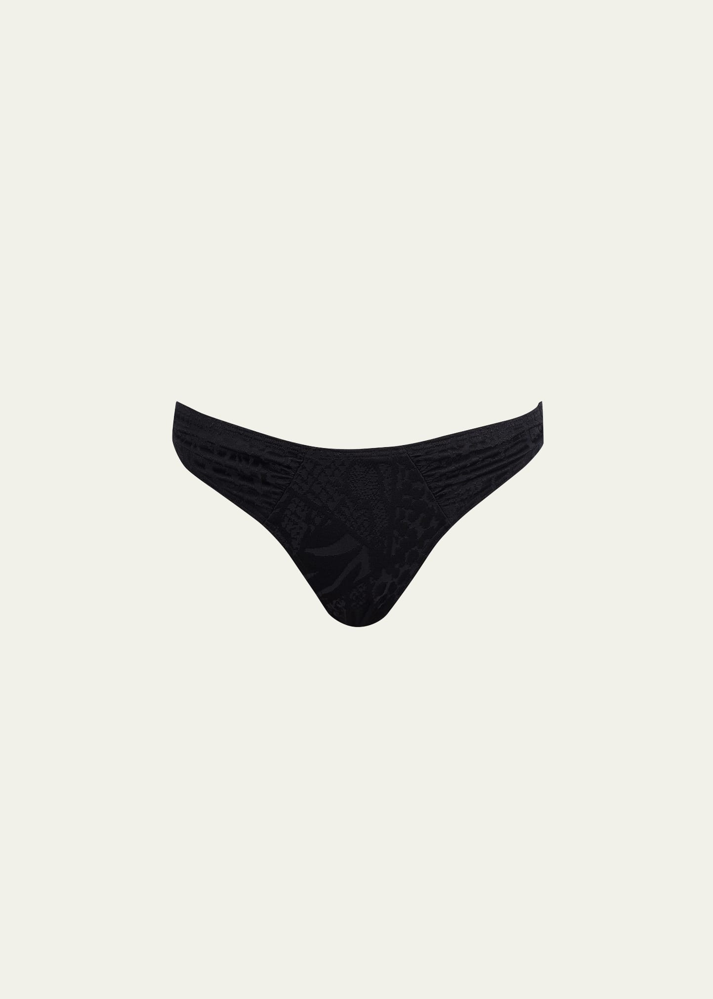 Shop Aqua Blu Australia Mila Cheeky Bikini Bottoms In Nero