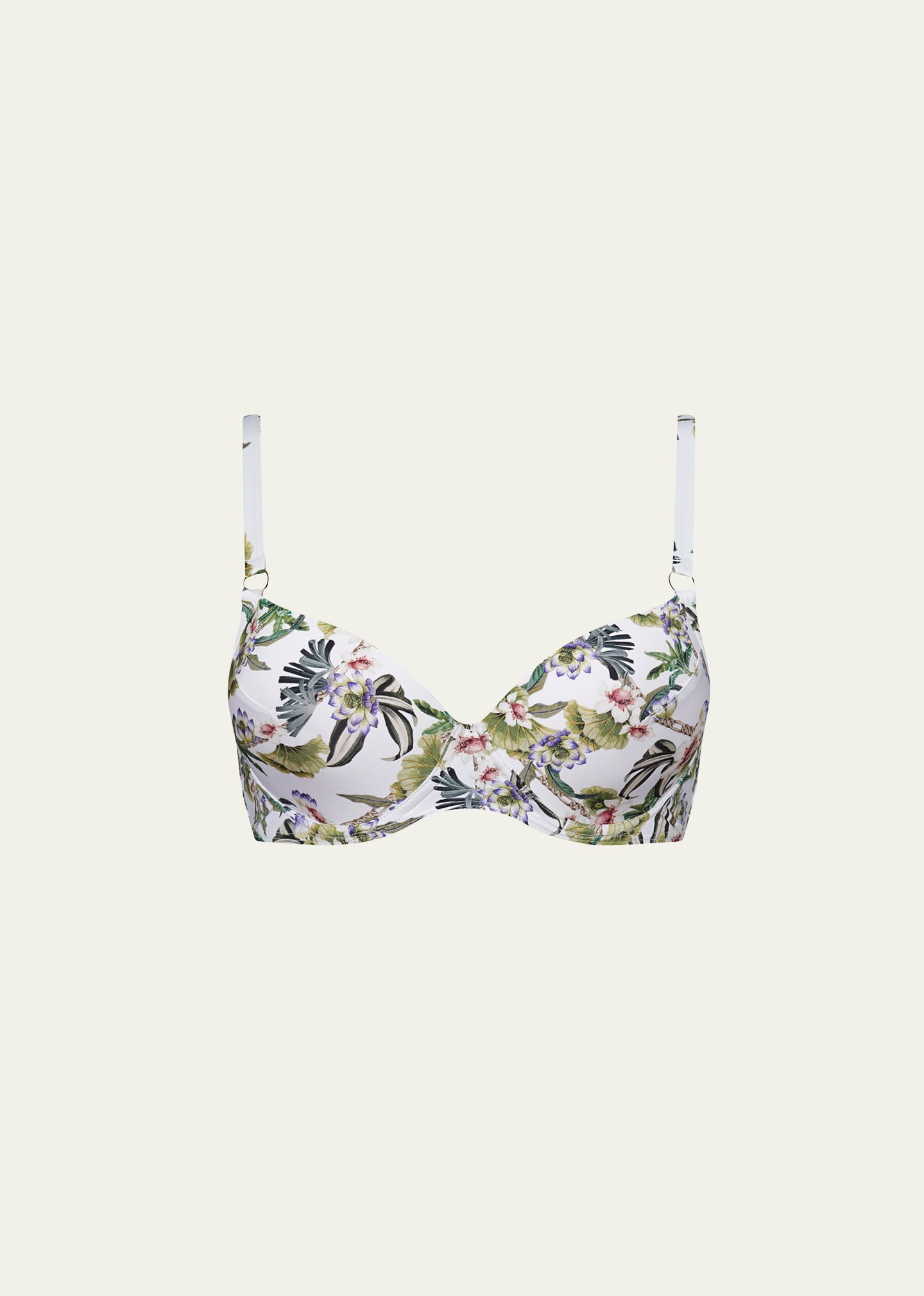 Daffodil-Print Judy Bikini Top (D-DD Cup)