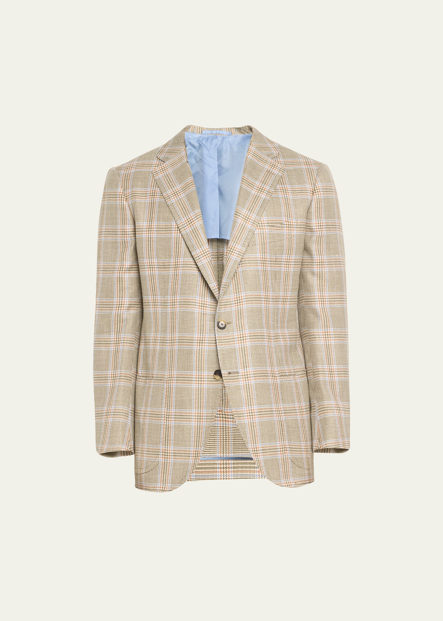 Men's Cashmere-Blend Plaid Sport Coat