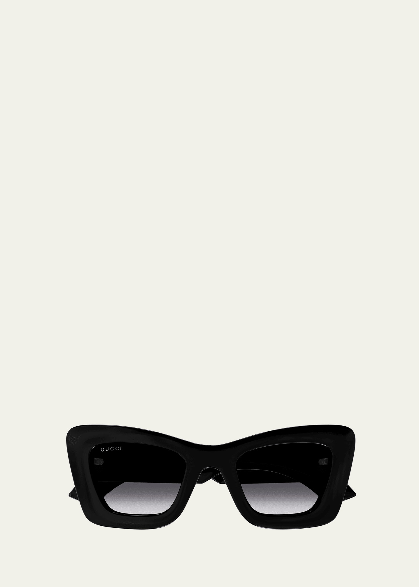 Gucci Gg Plastic Cat-eye Sunglasses In Black