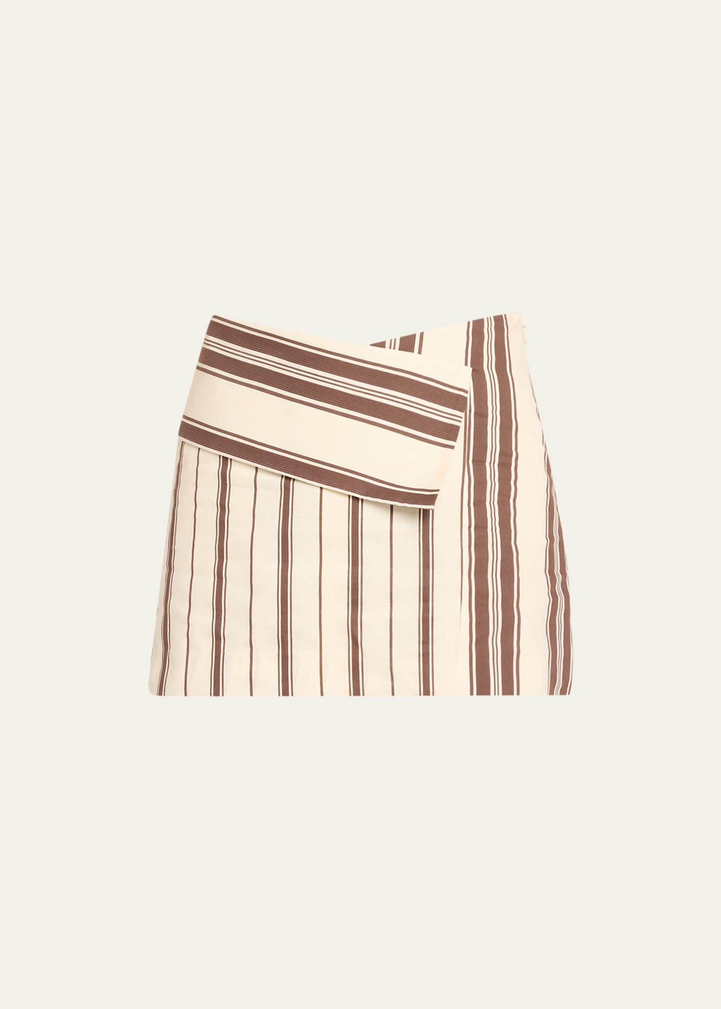 SIR Cannoli Folded Stripe Mini Skirt