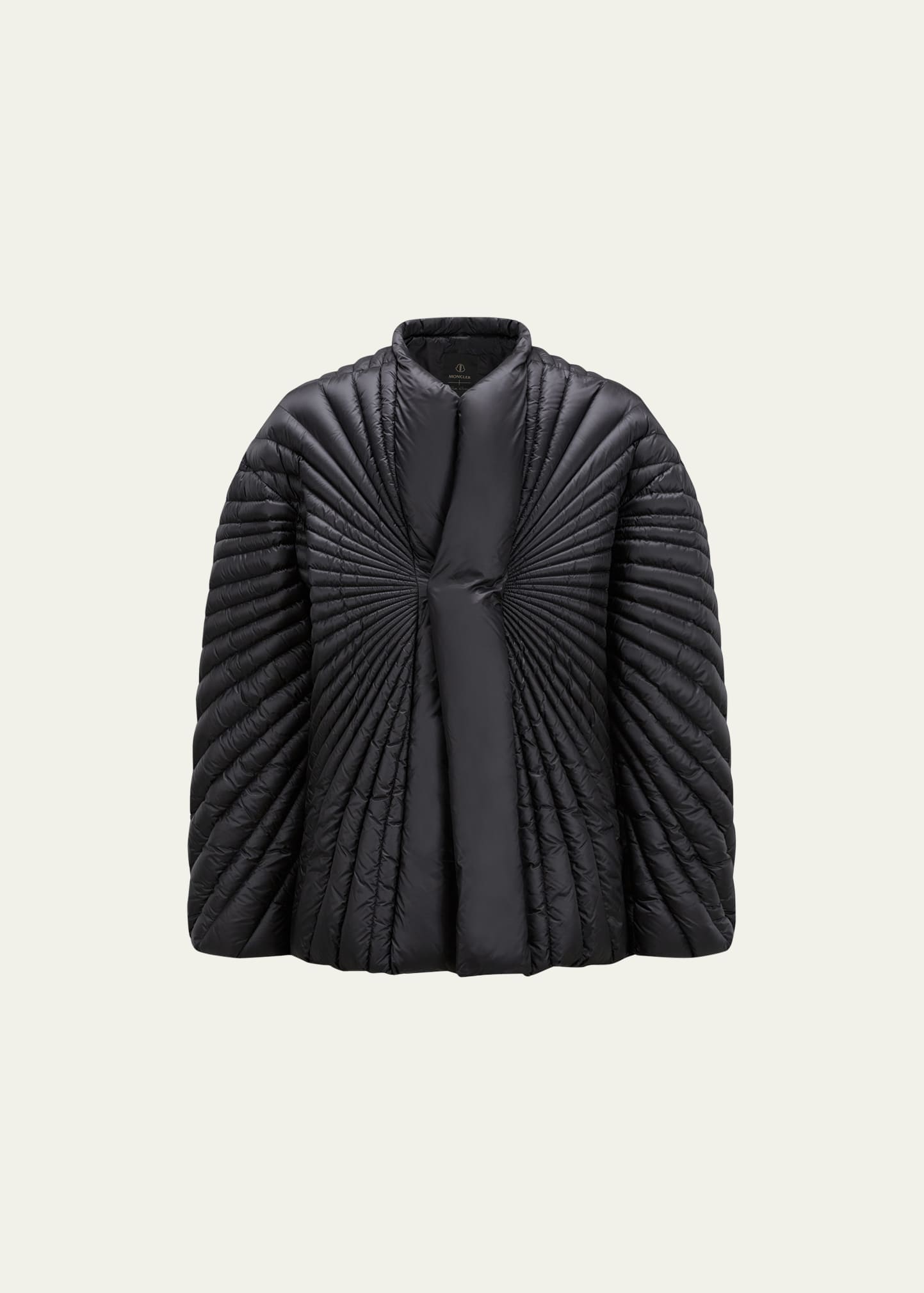 MONCLER GENIUS OVERSIZED PLEATED RADIANCE COAT