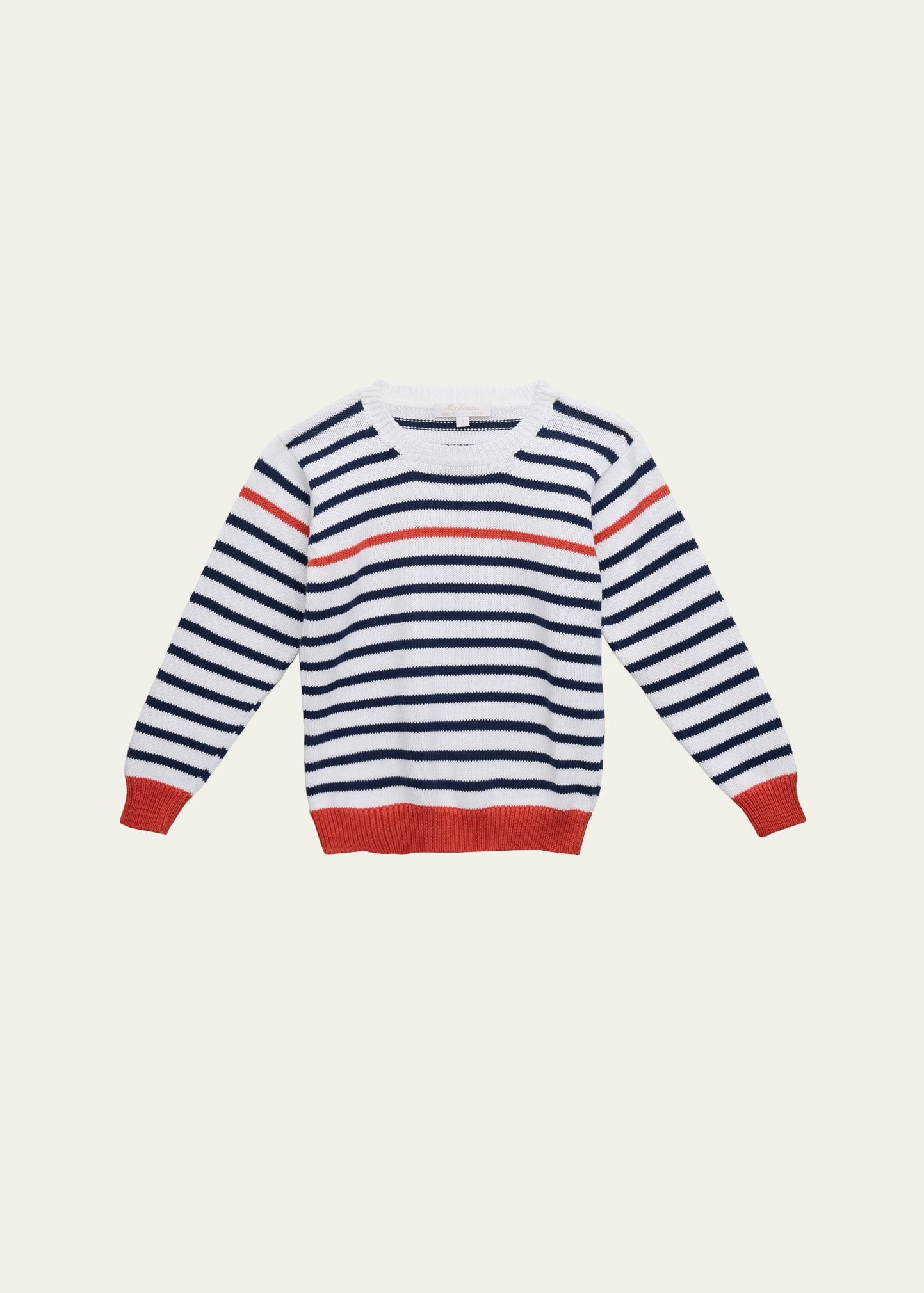 Boy's Striped Ribbed Sweater, Size 12M-12
