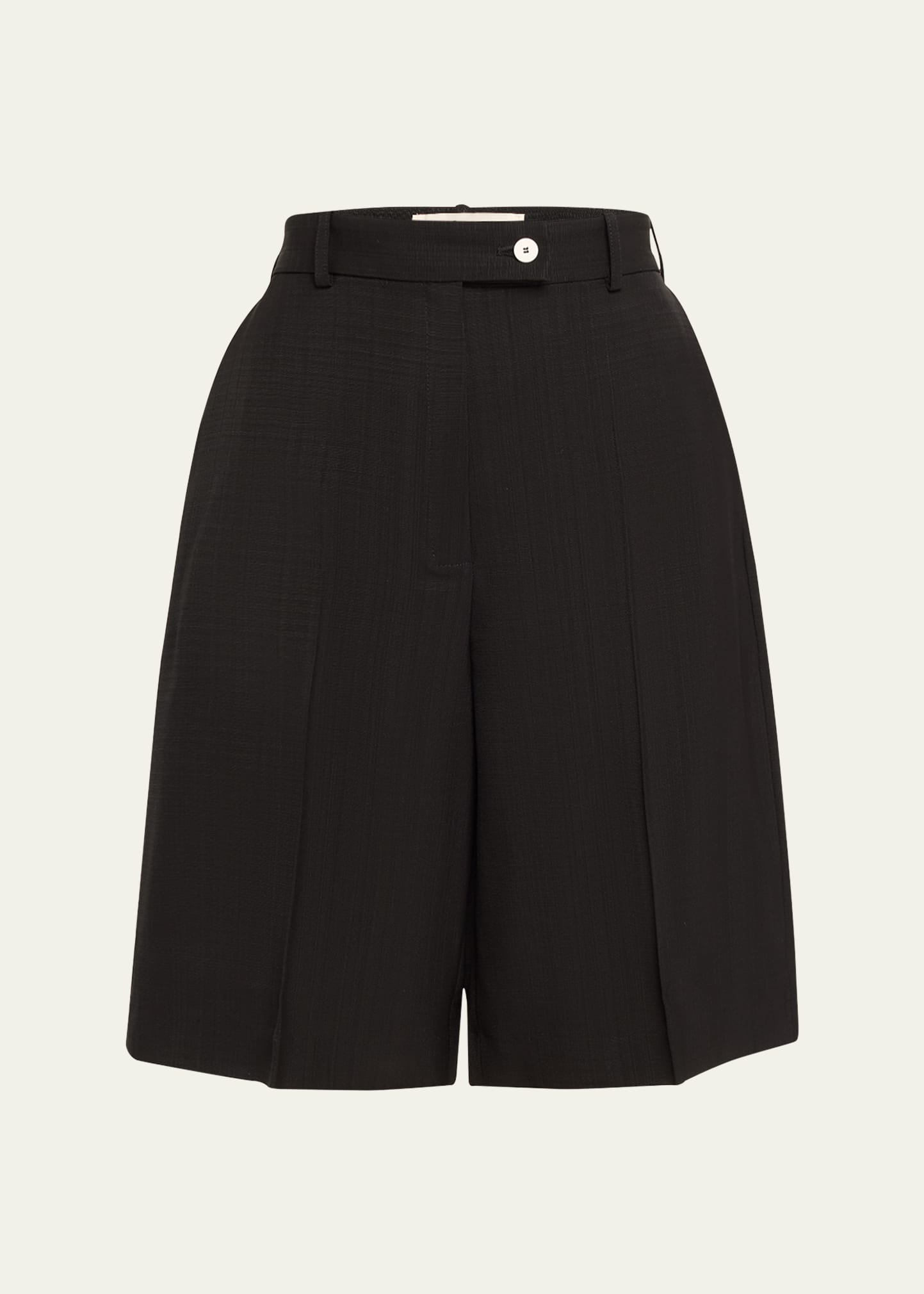 Shop Rohe Tailored Shorts In Noir 138