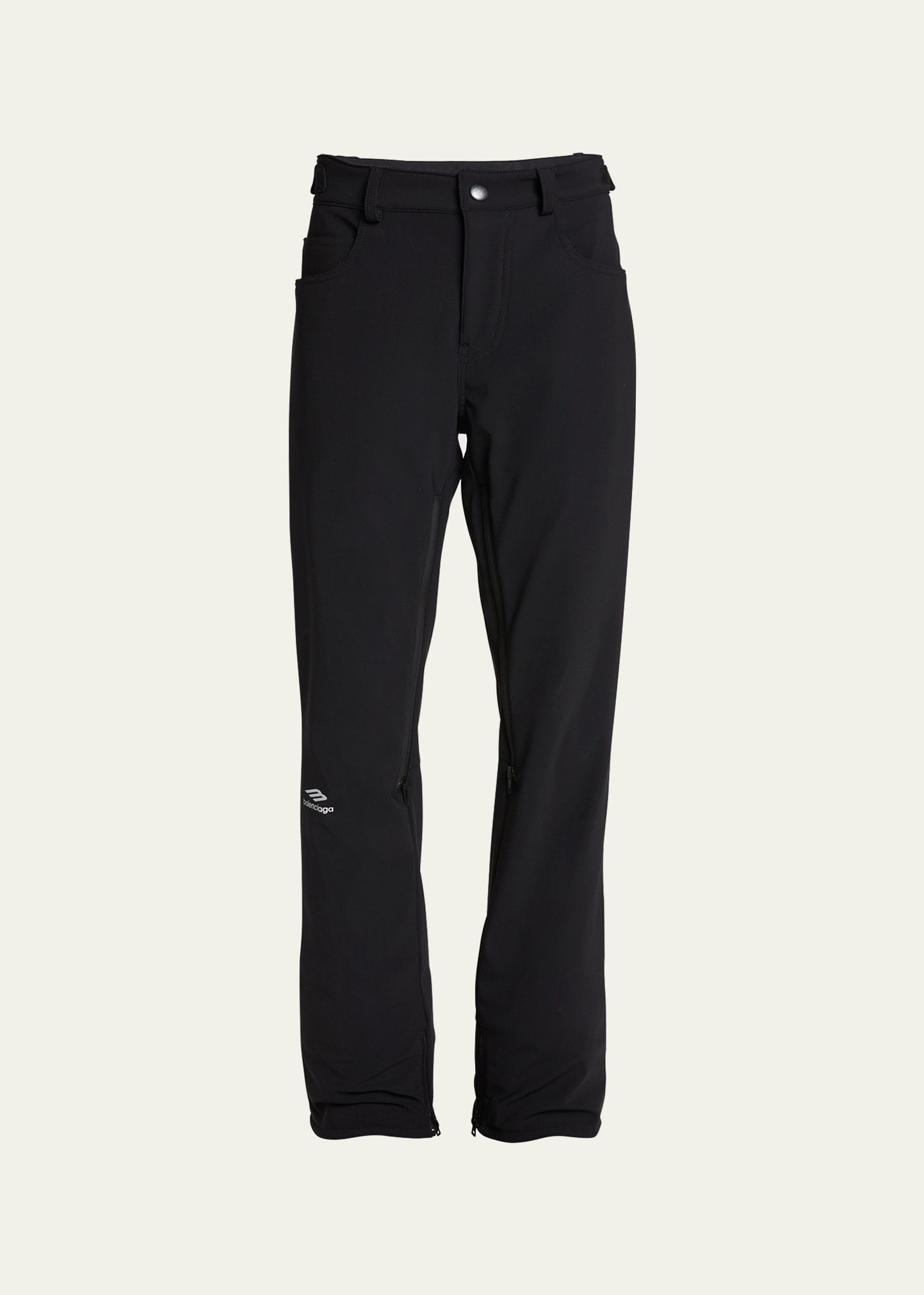 Balenciaga 3b Sports Icon Ski Pants In Noir