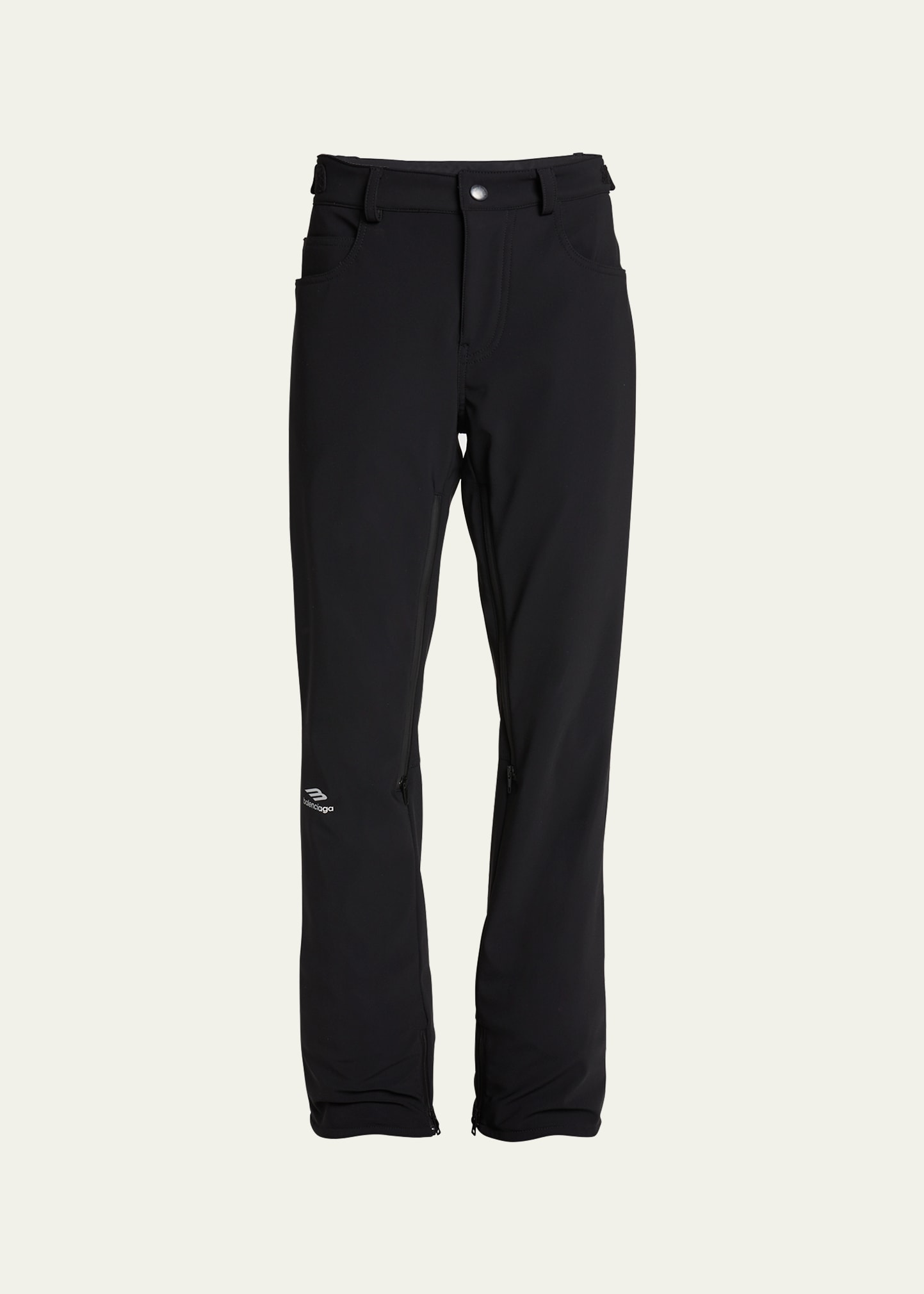 Balenciaga Flared 5-pocket Ski Pants In Noir