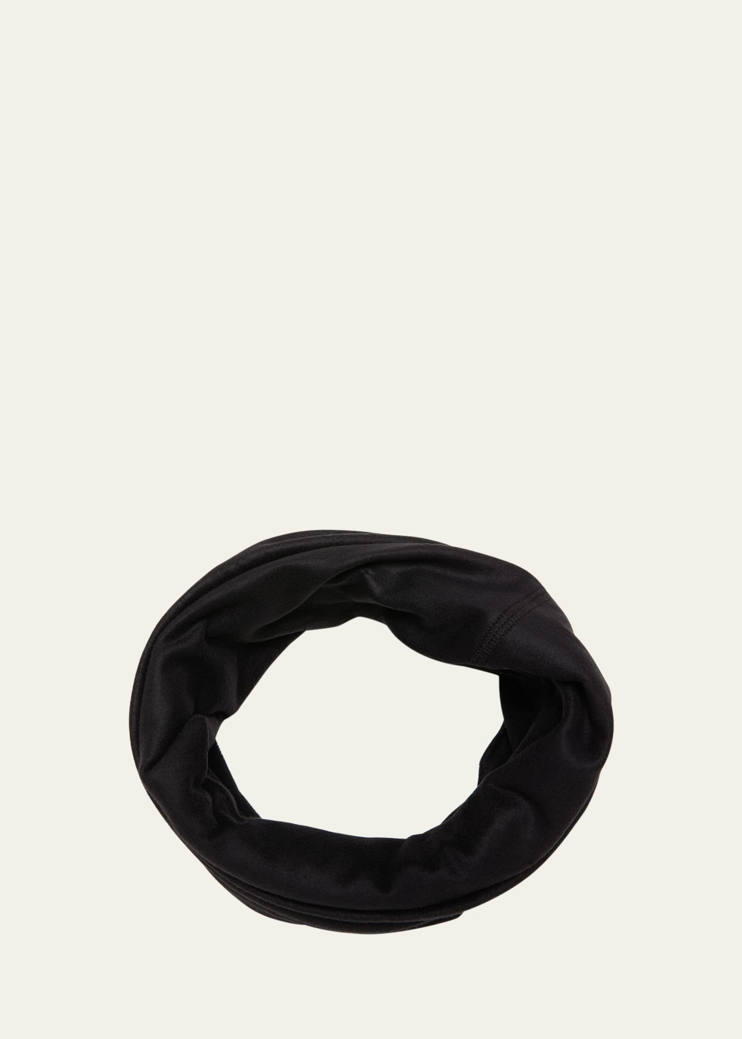 Balenciaga Men's 3b Sports Icon Fleece Neck Scarf In Noir