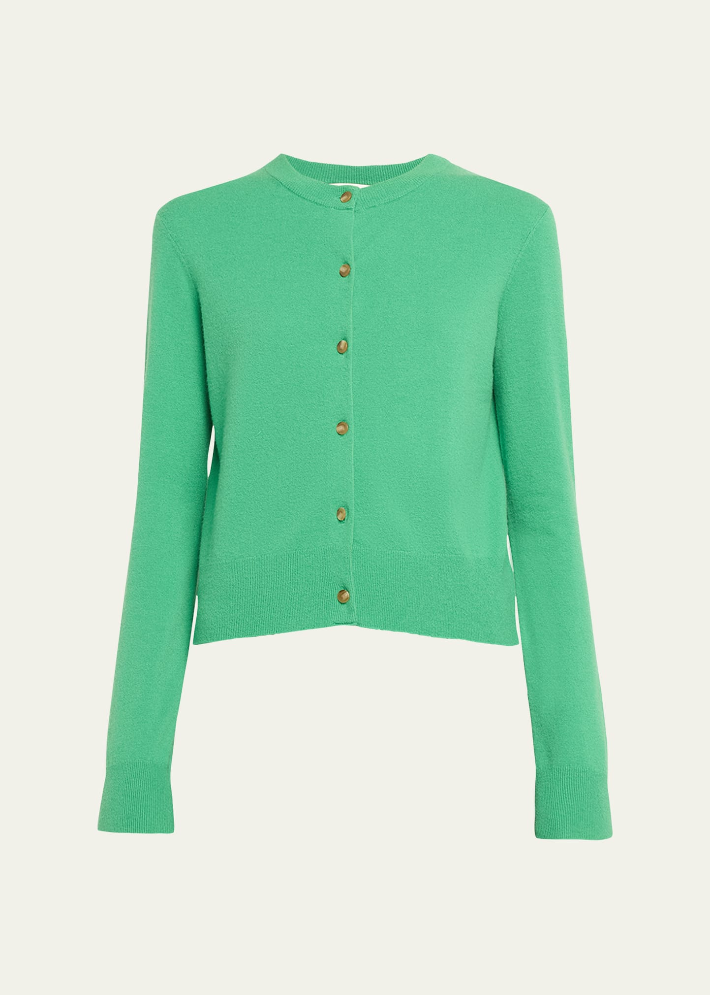 Shop Vince Wool Cashmere Shank-button Cardigan In Dk Parakeet