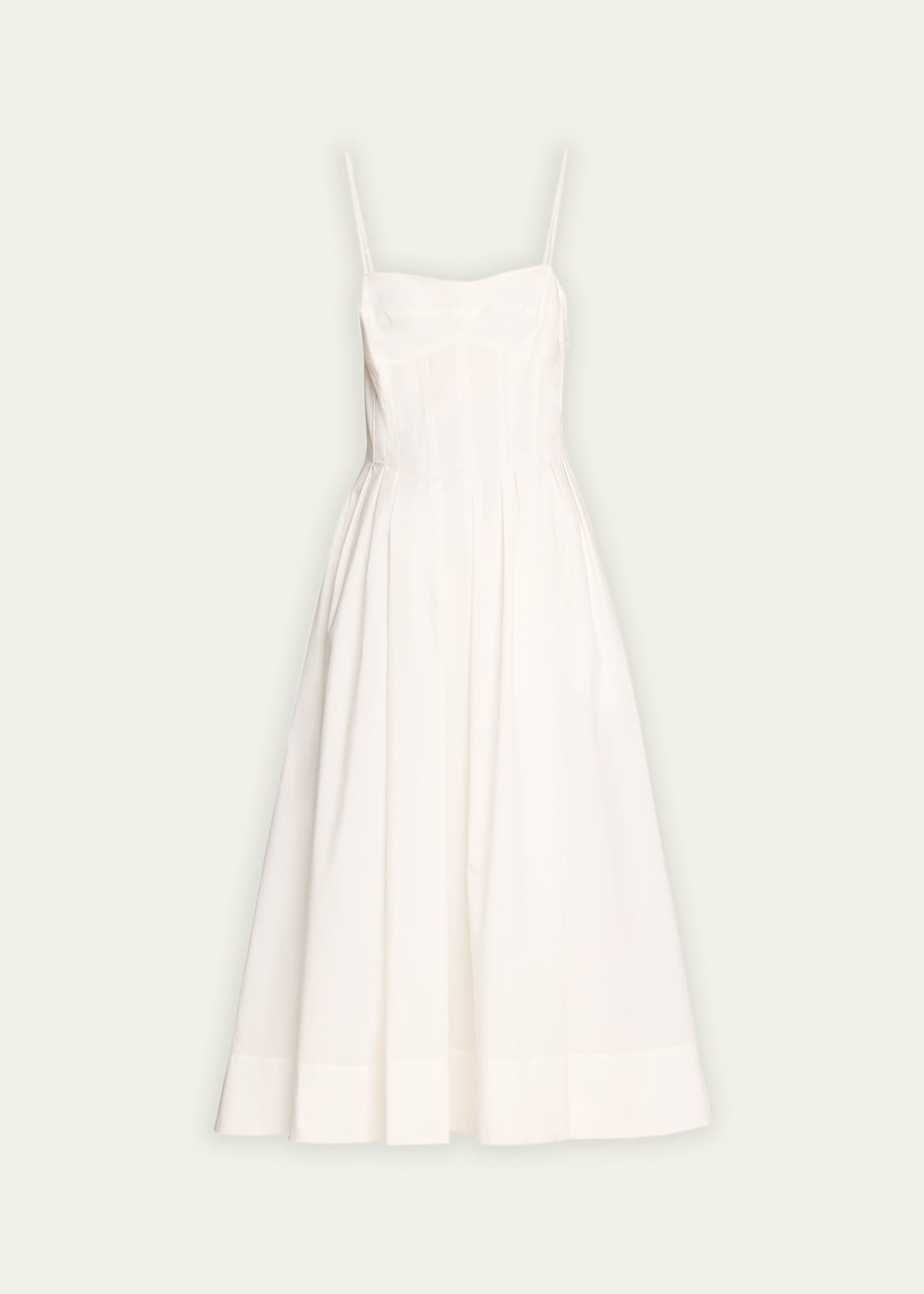 Simkhai Simikhai Kittiya Sleeveless Midi Dress In White