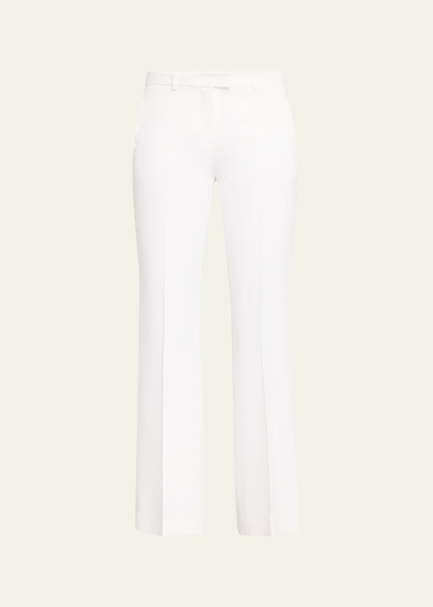 Michael Kors Haylee Flare Cropped Trousers In 베이지