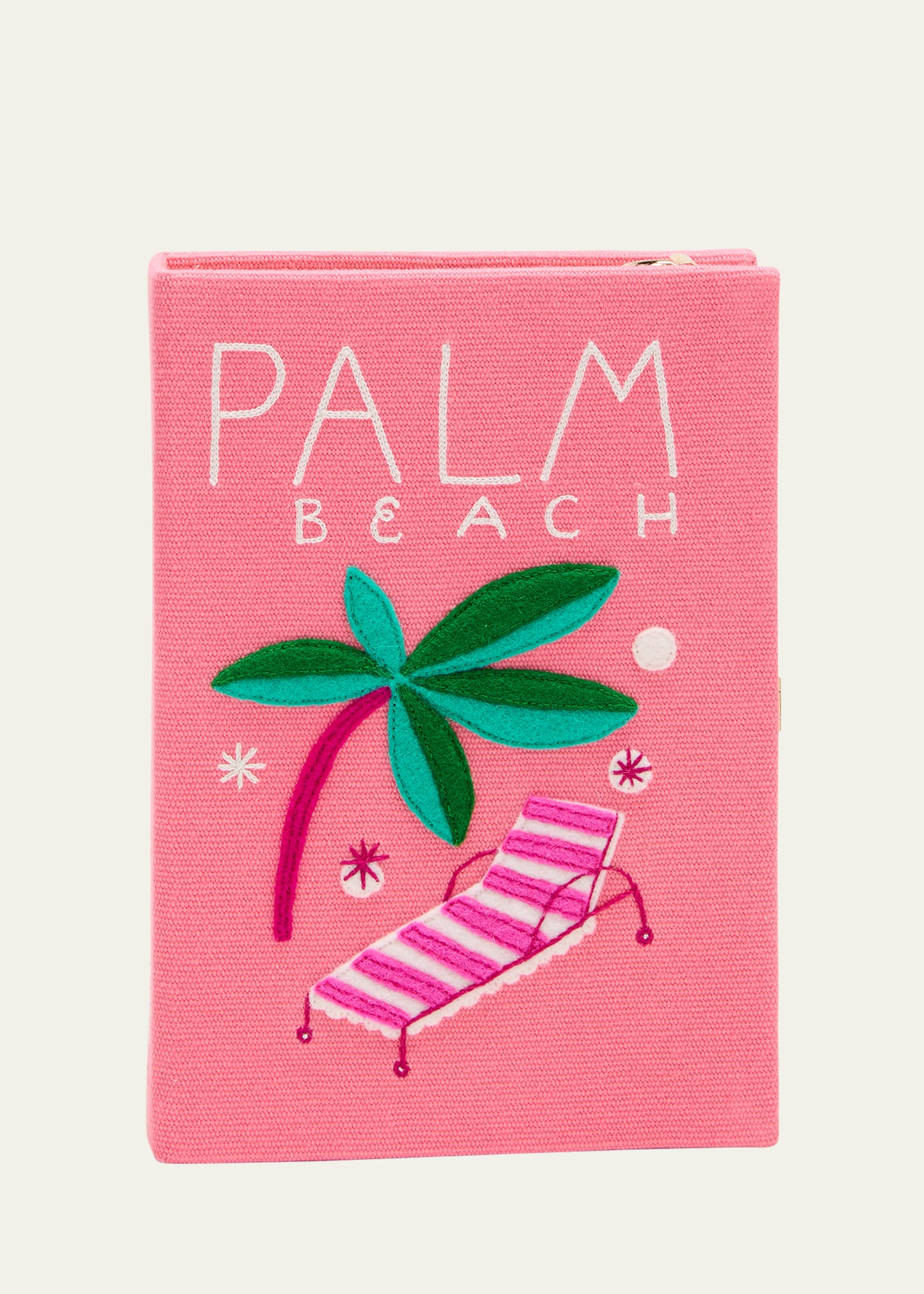 Palm Beach Book Clutch Bag