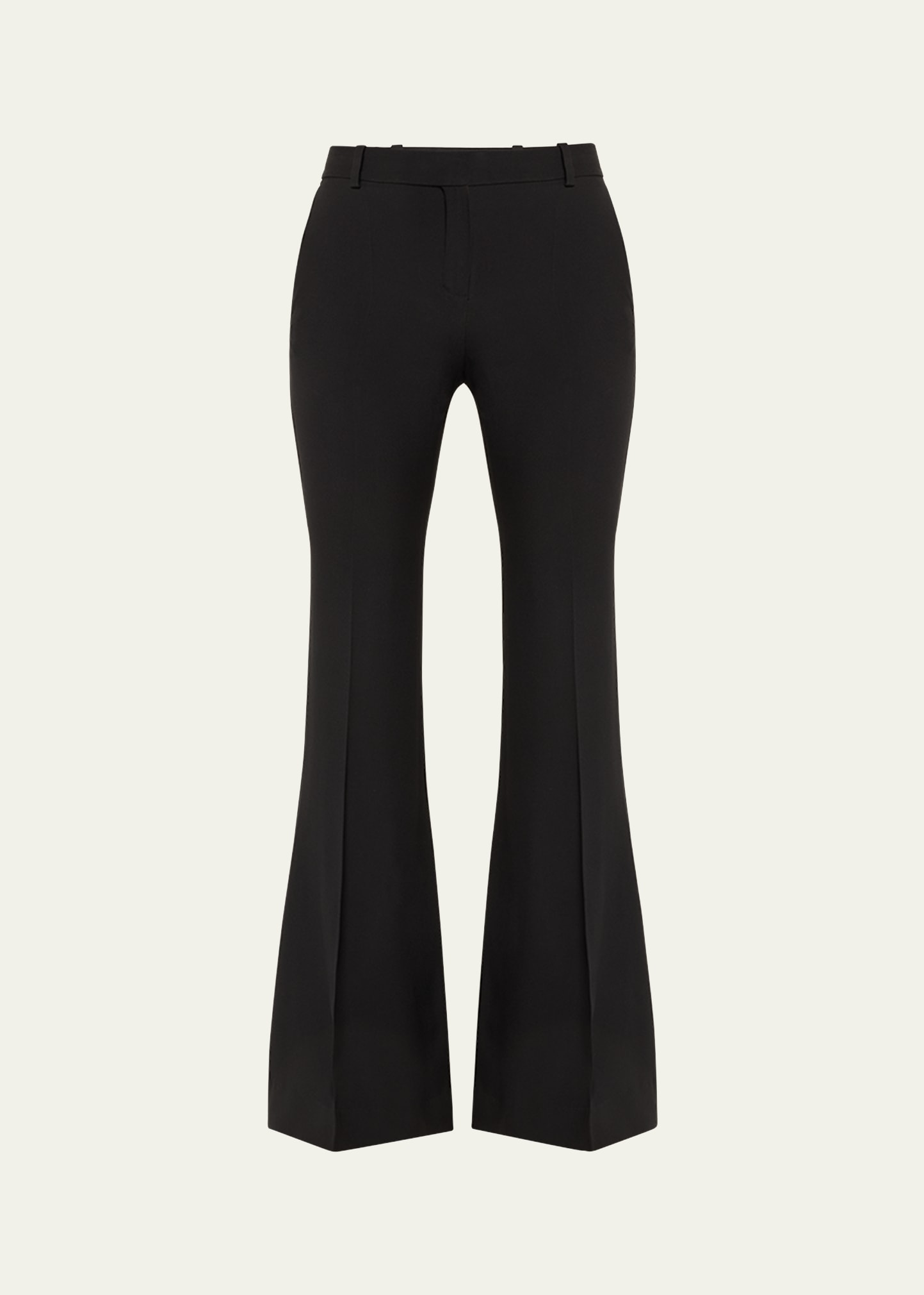 Shop Nina Ricci Cady Bootcut Trousers In U9000 Black