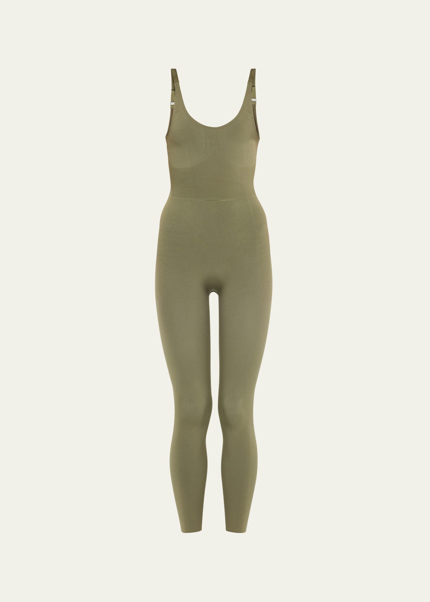 Tracy Anderson Seamless Compression Jumpsuit In Army