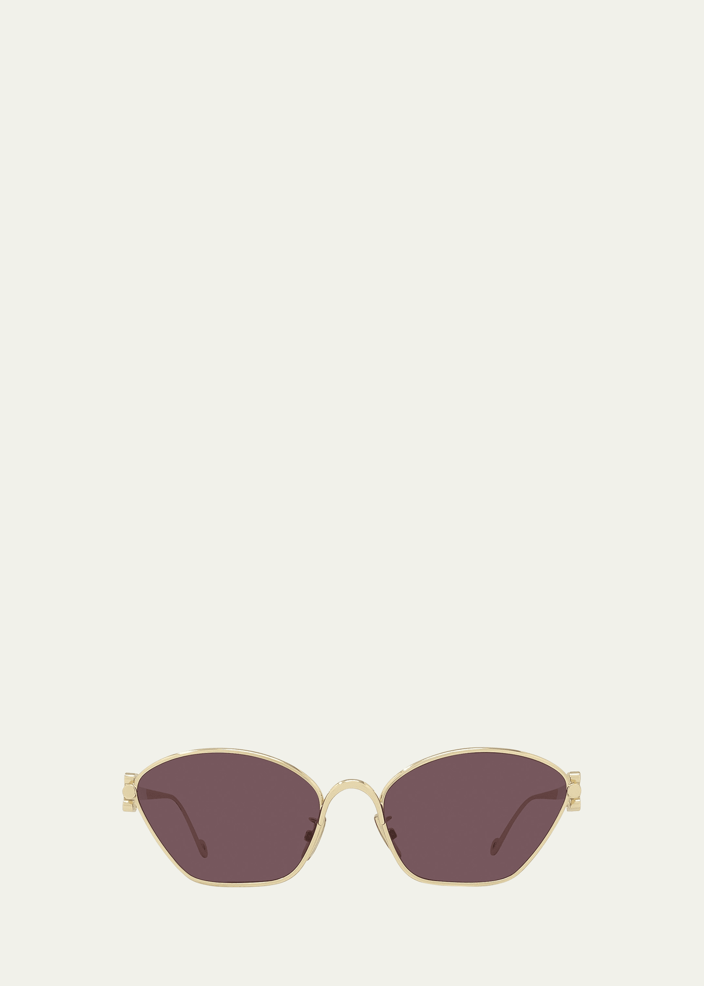 Loewe Lw40115u Anagram 30y Gold Sunglasses In Sengld/viol