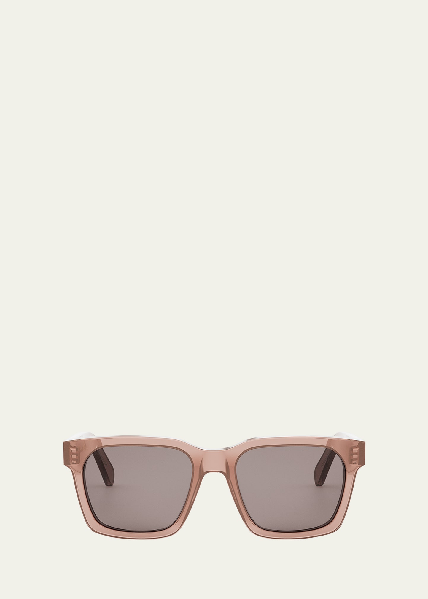 Shop Celine Bold 3 Dots Acetate Square Sunglasses In Pink