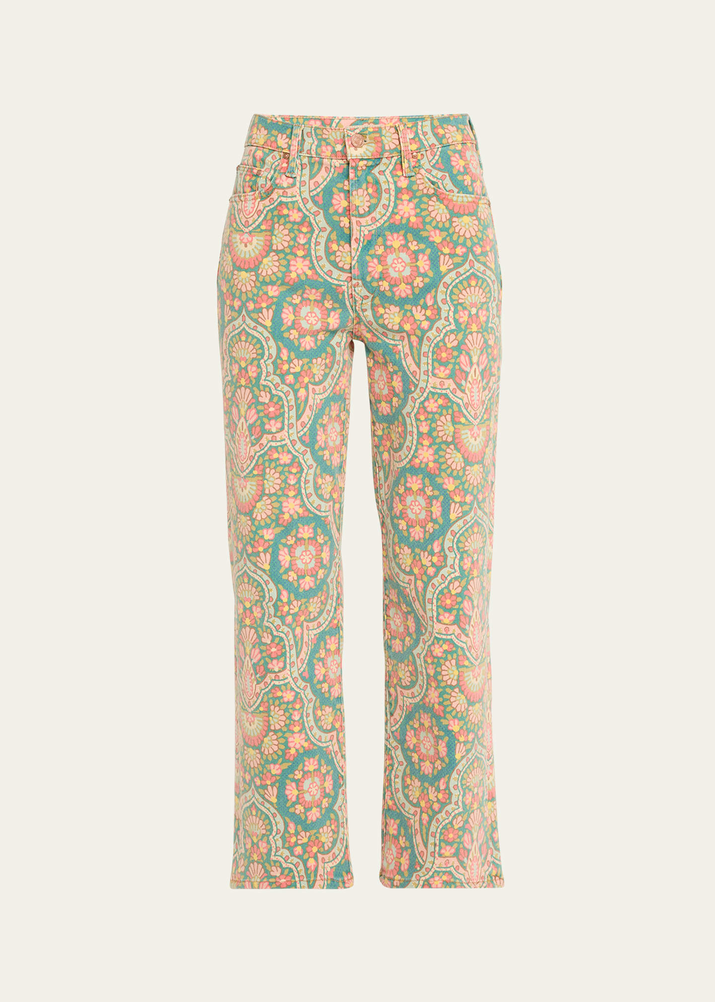Mother The Rambler Zip Ankle Jeans In Under The Rug Urg
