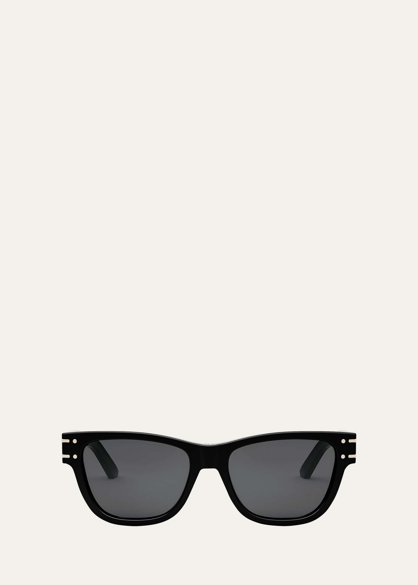 Shop Dior Signature S6u Sunglasses In Shiny Black Smok