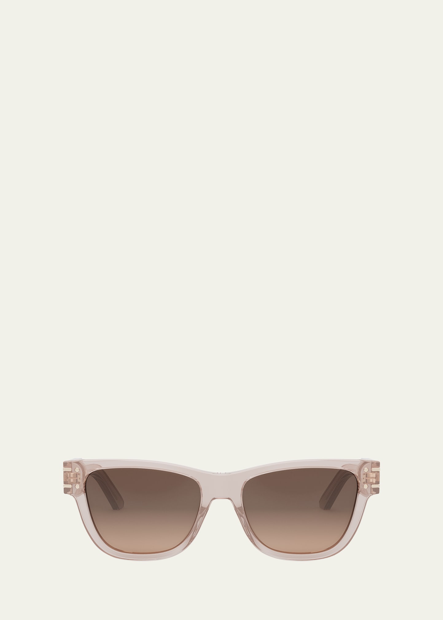 Shop Dior Signature S6u Sunglasses In Shiny Pink