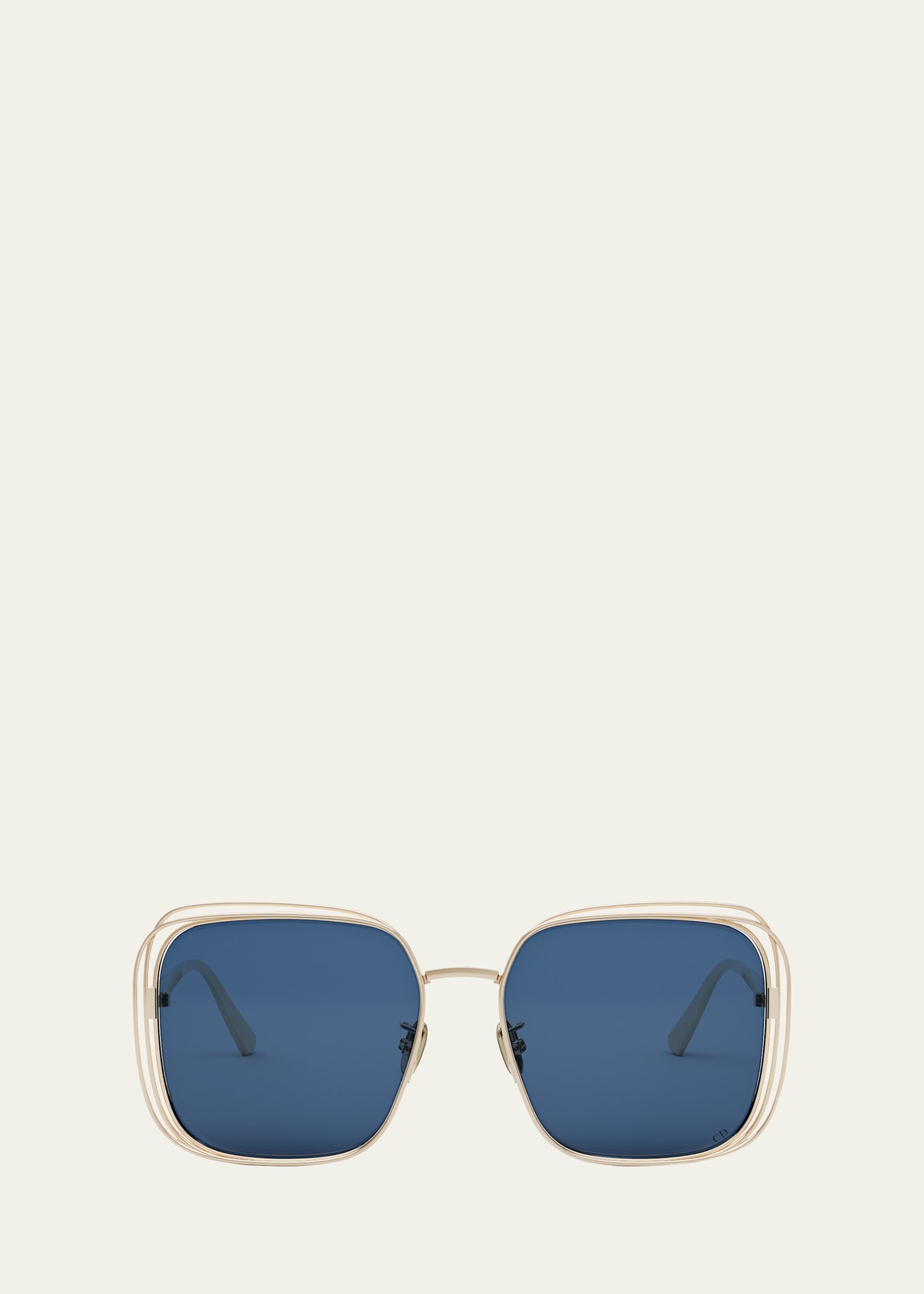 Shop Dior Fil S1u Sunglasses In Shiny Gold