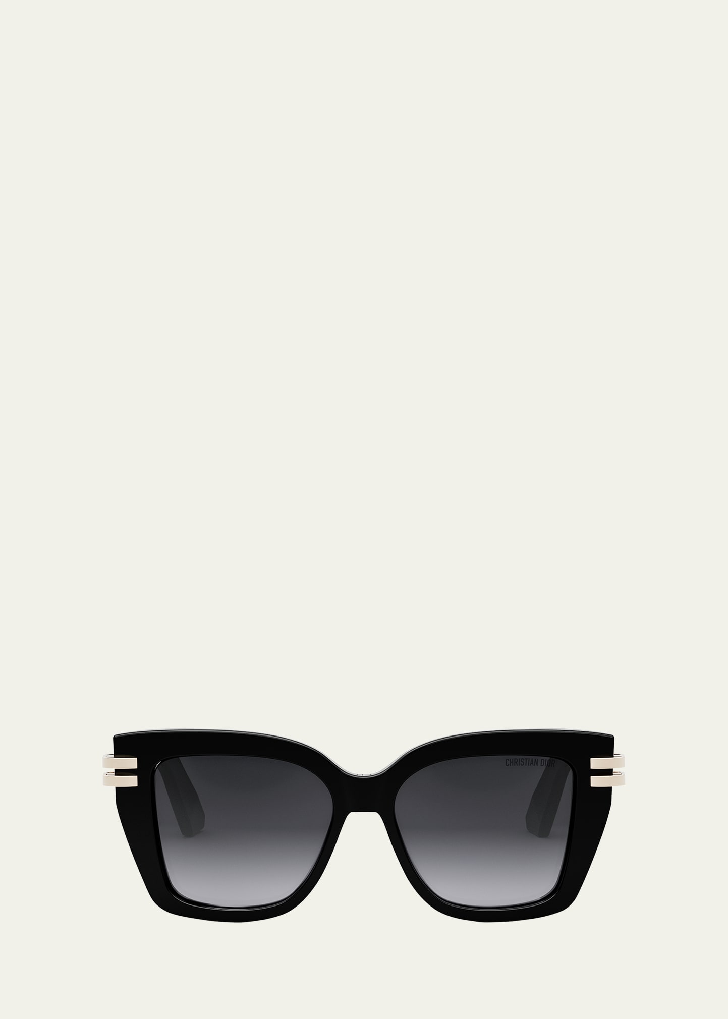 Dior C S1i Square-frame Acetate Sunglasses In Shiny Red Smoke