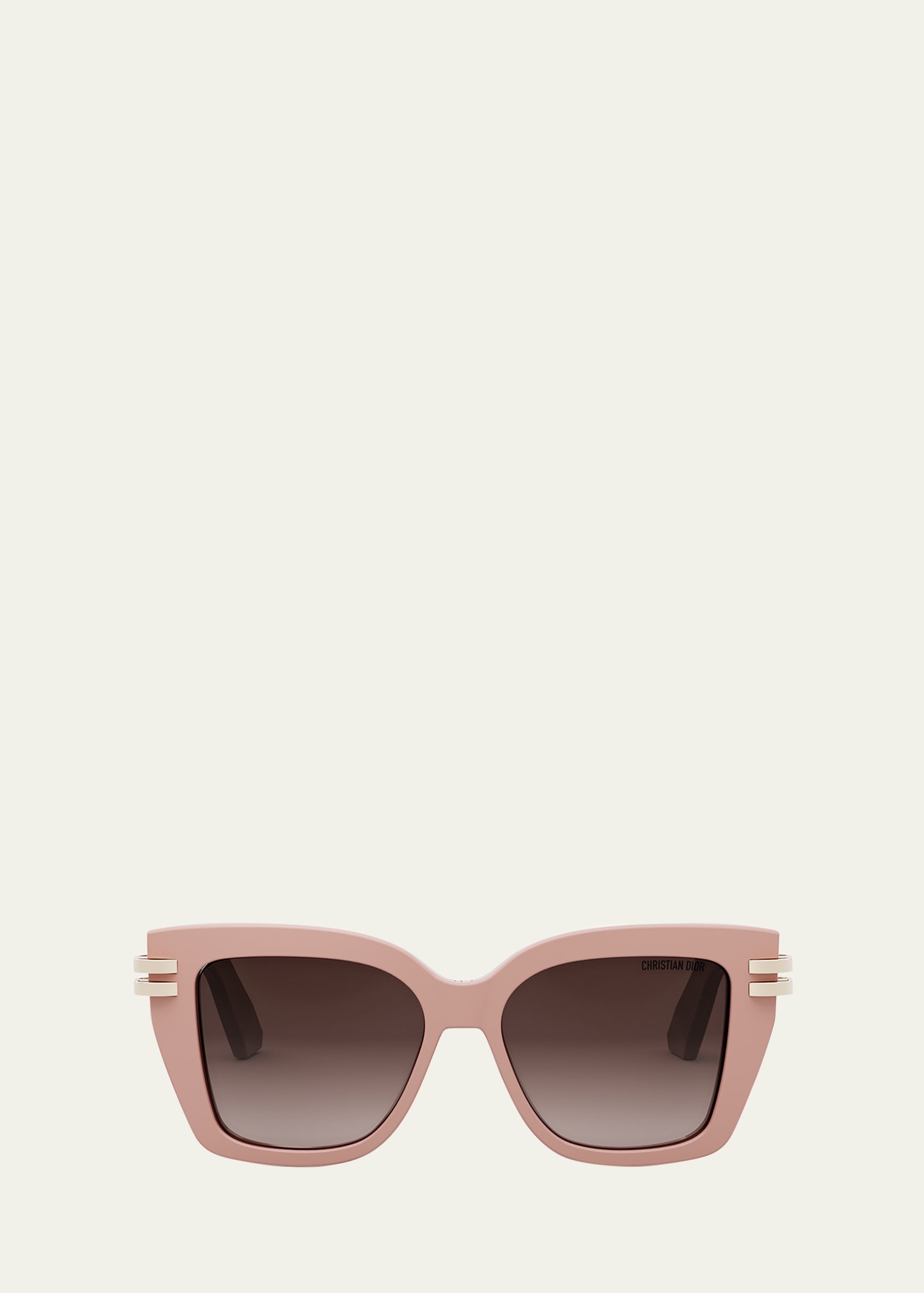 Shop Dior C S1i Sunglasses In Shiny Pink Gradie
