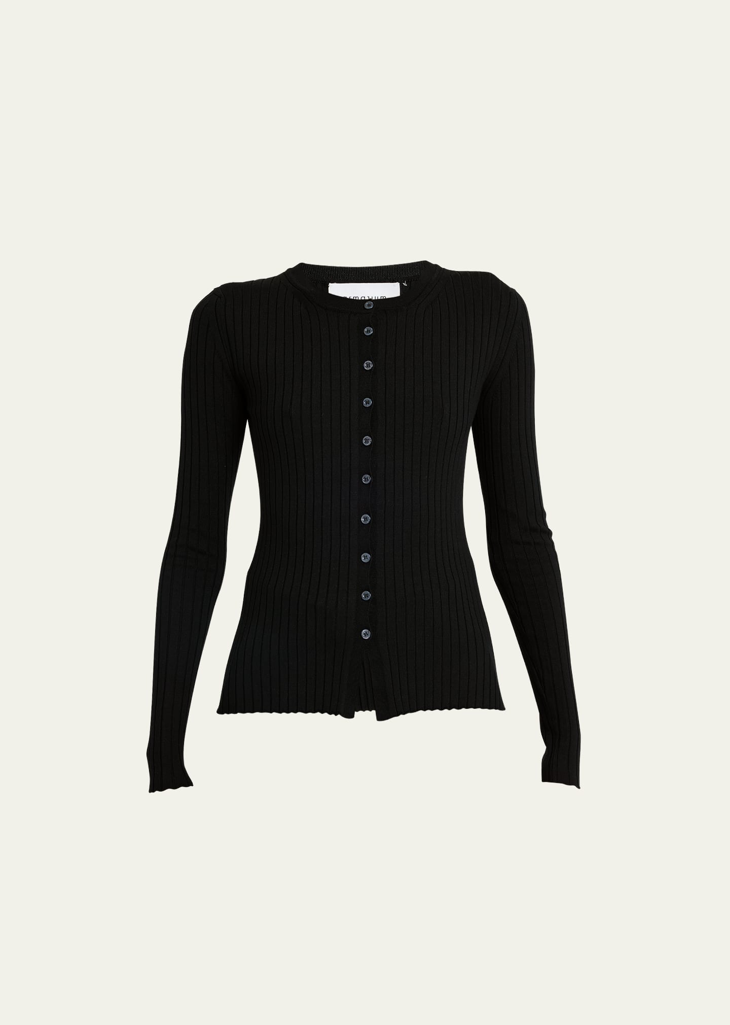 Armarium Chelsea Knit Slim Cardigan In Black